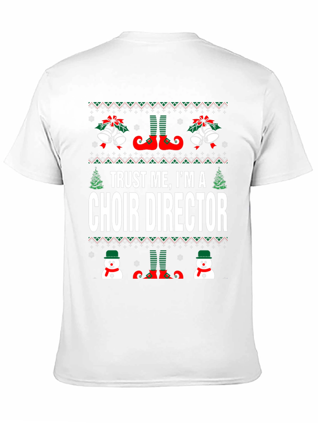 Choir Director Ugly Christmas Sweater T-Shirt