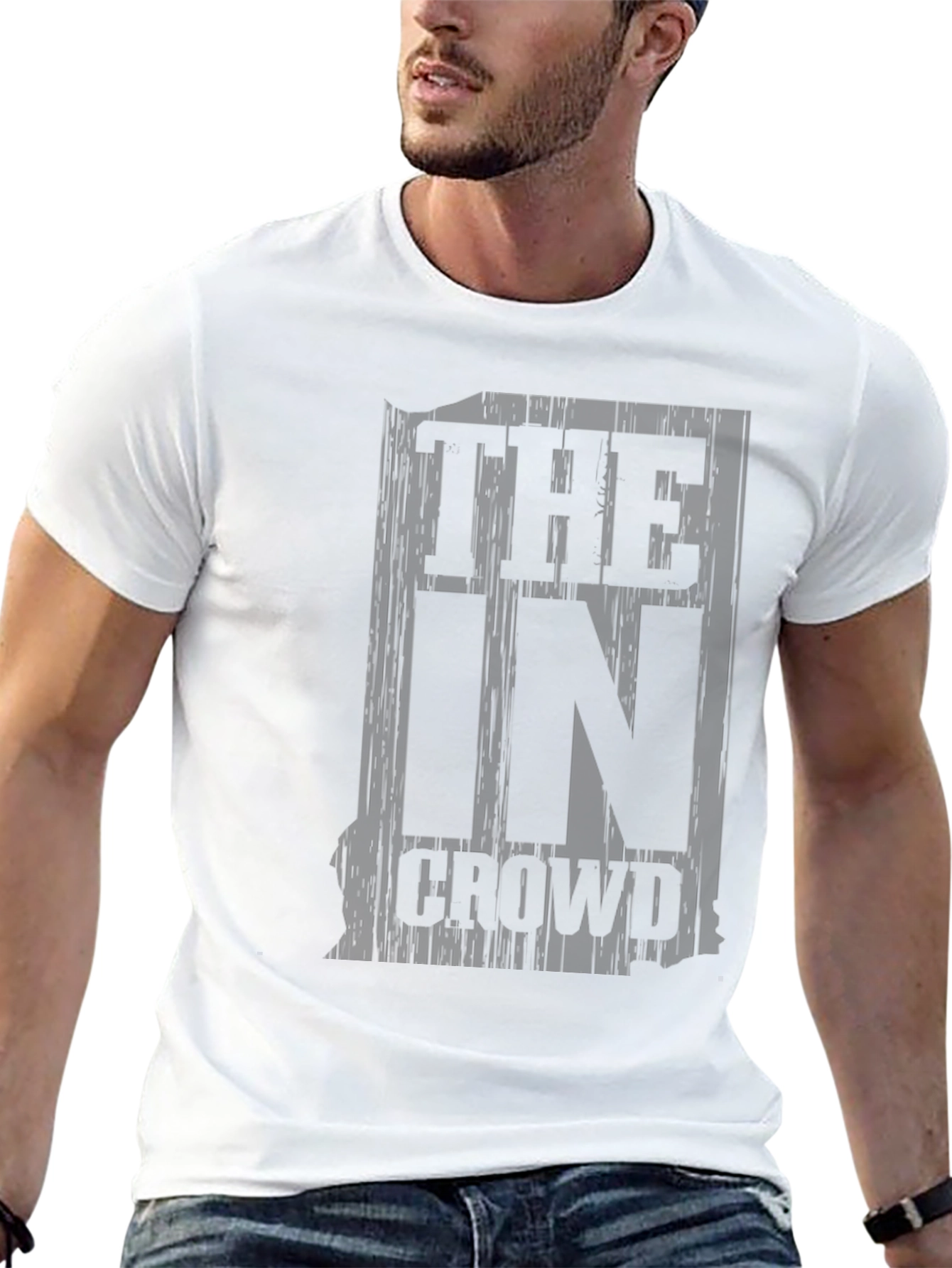 The In Crowd Black Graphic T-Shirt