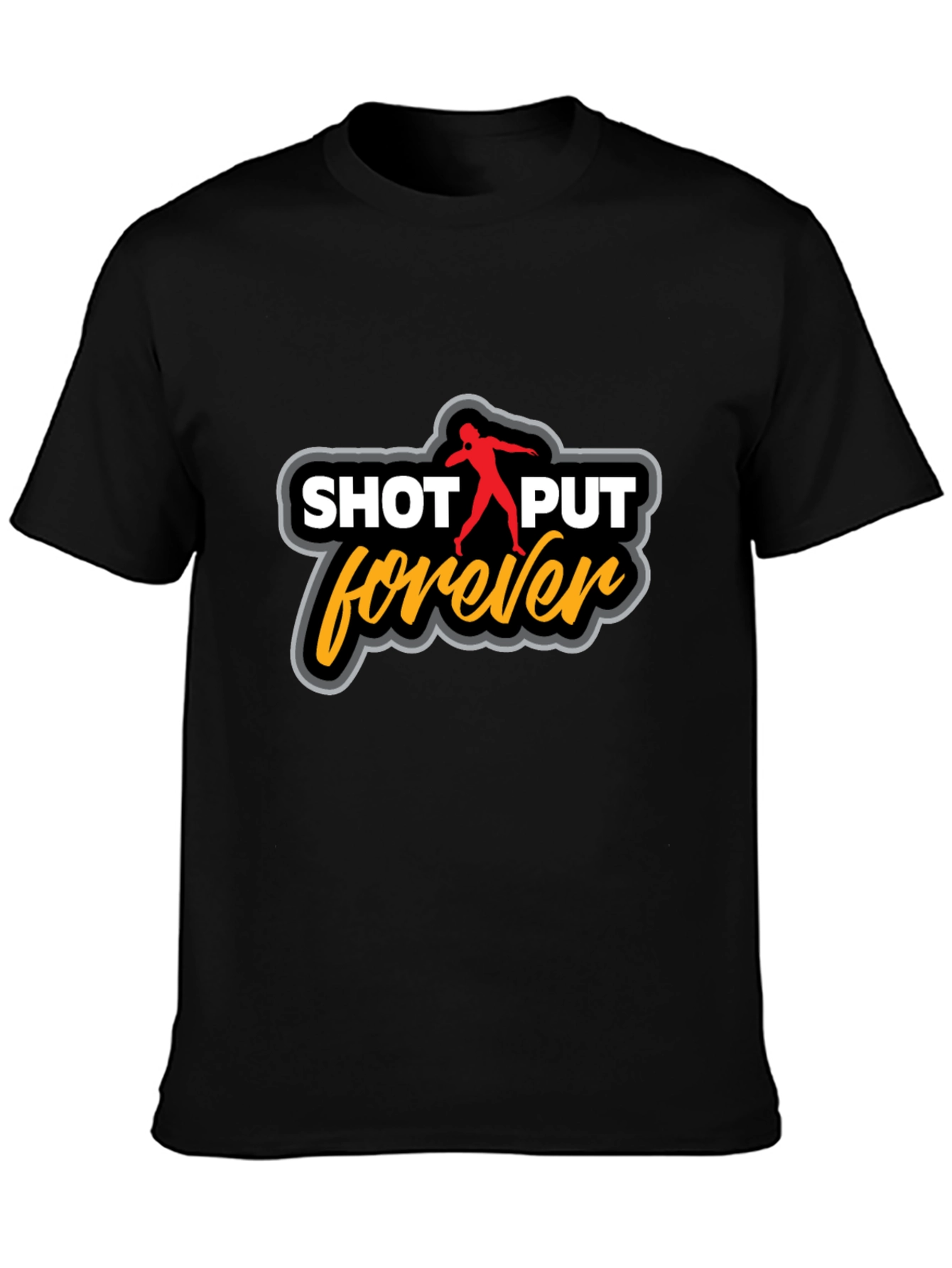 Shot Put Forever Black T-Shirt