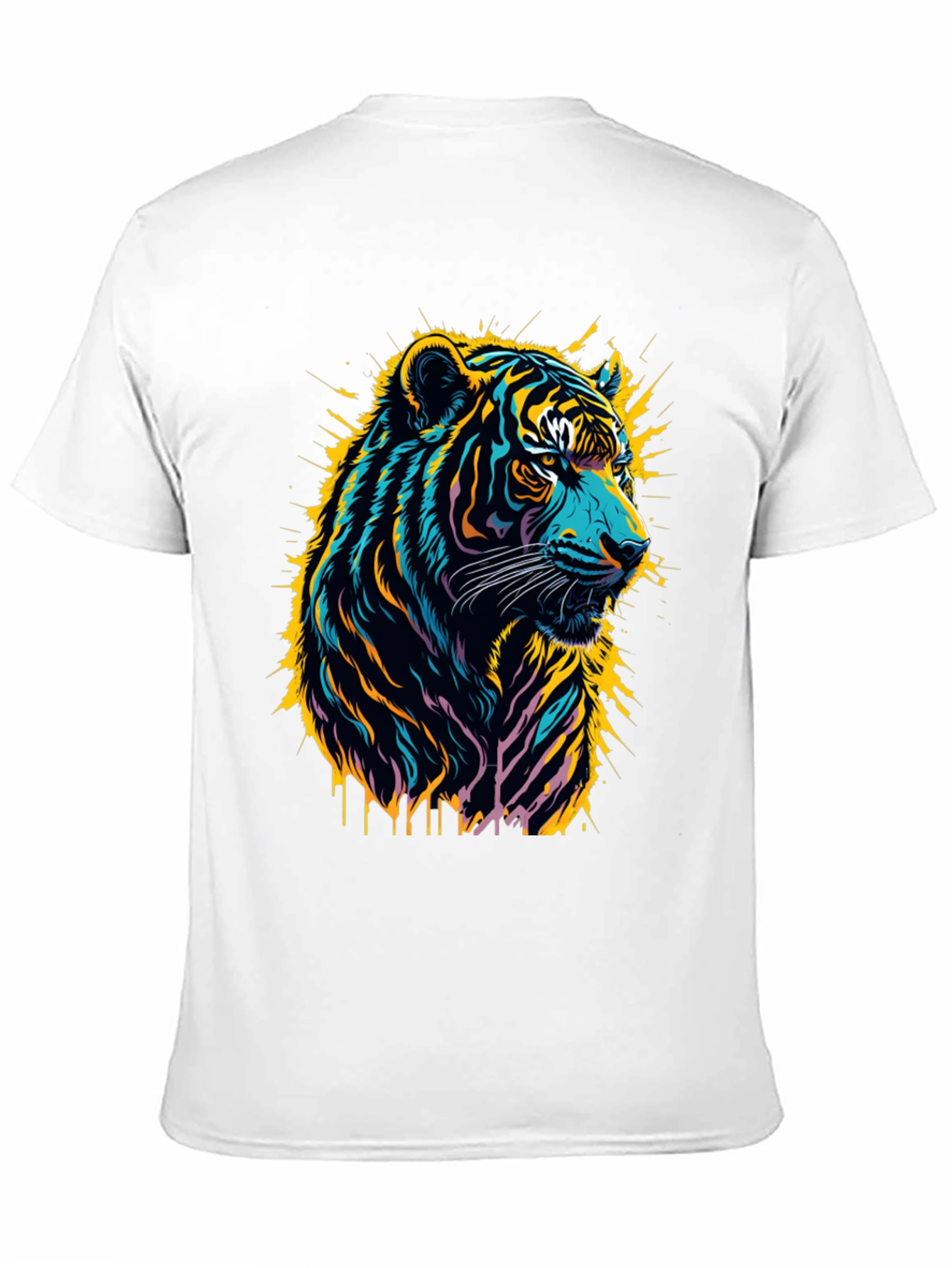 Vibrant Tiger Graphic Tee - Bold Style