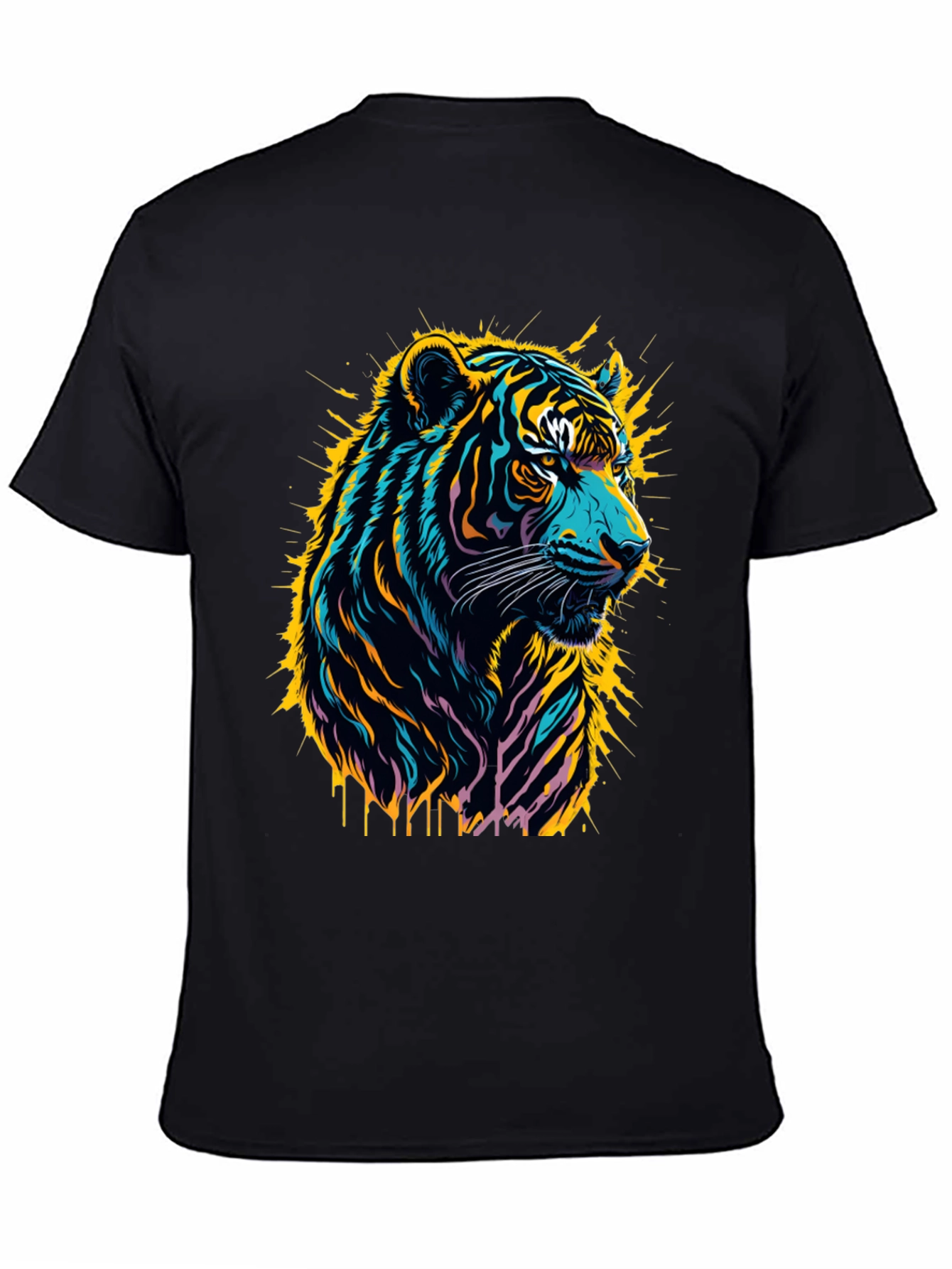 Vibrant Tiger Graphic Tee - Bold Style