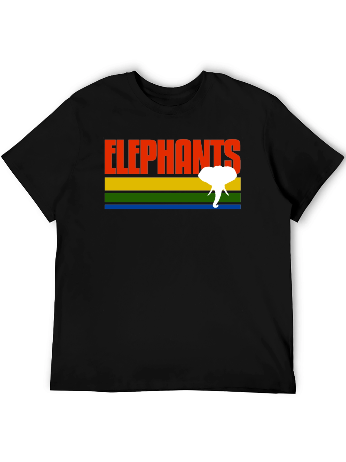 Retro Elephants Graphic T-Shirt - Unique Design!