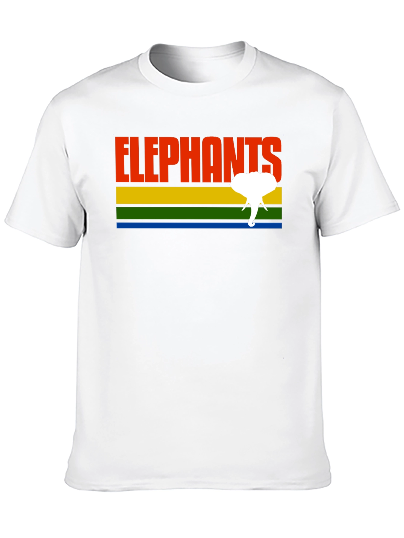 Retro Elephants Graphic T-Shirt - Unique Design!