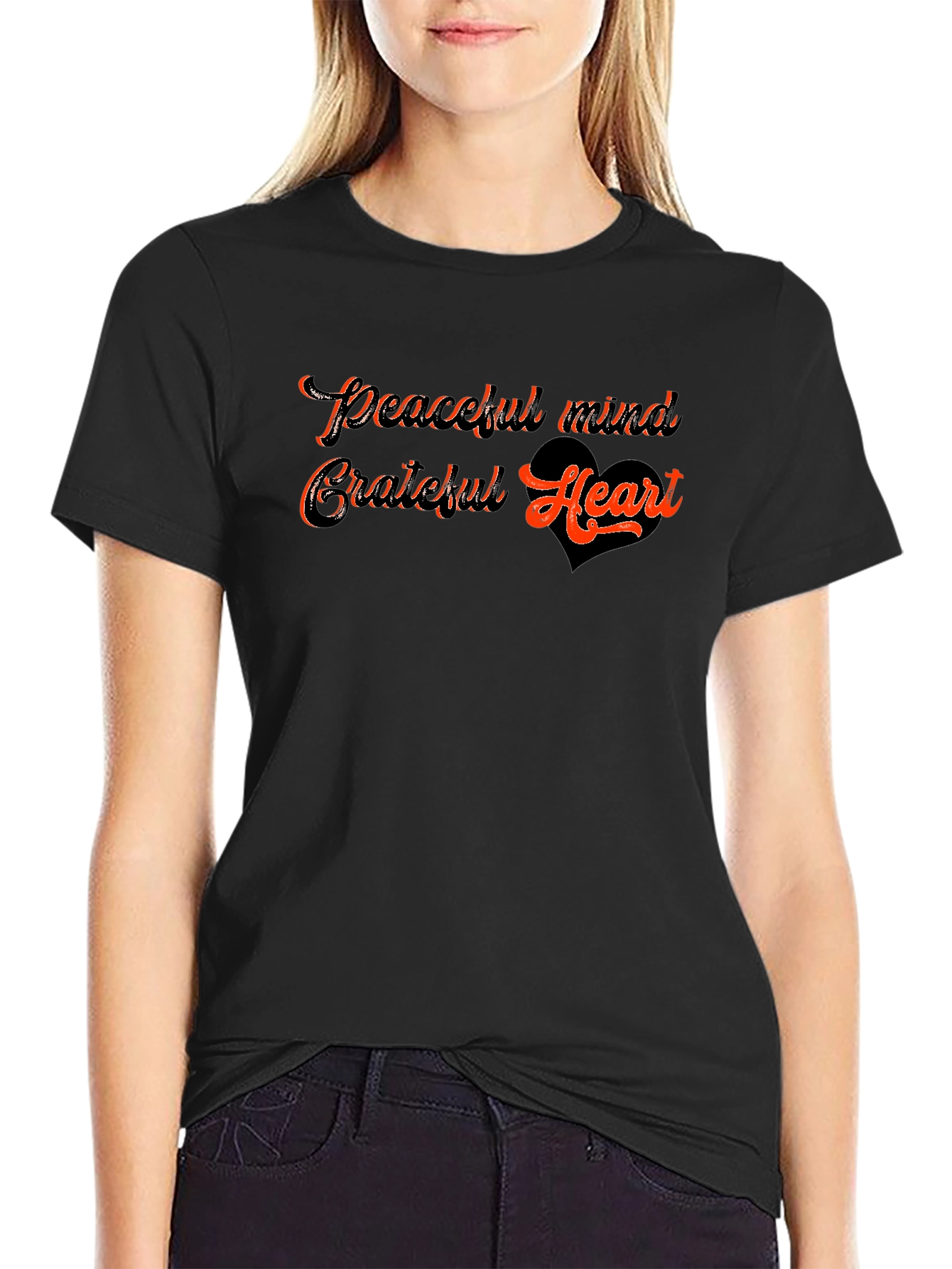 Peaceful Mind Grateful Heart T-Shirt