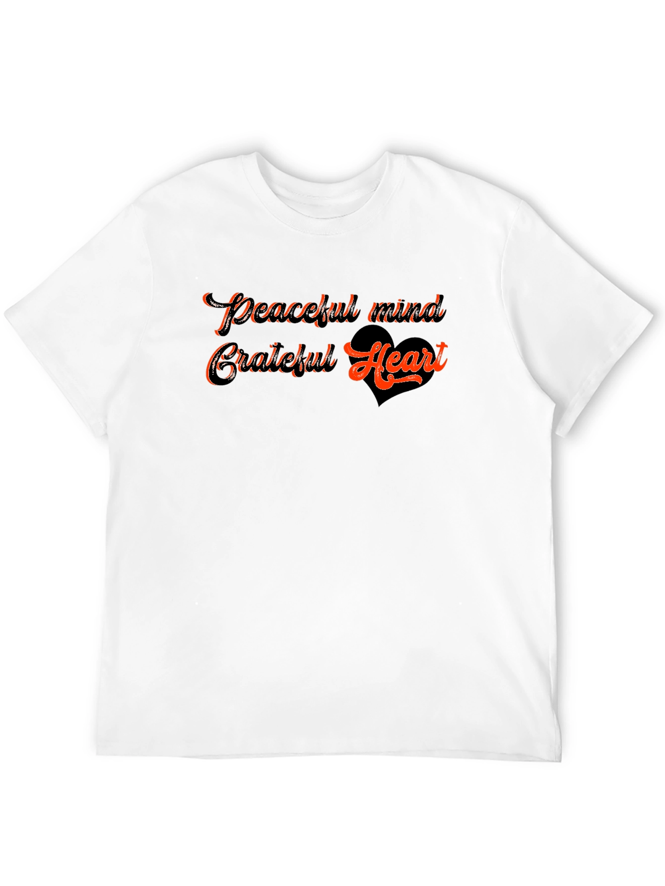Peaceful Mind Grateful Heart T-Shirt