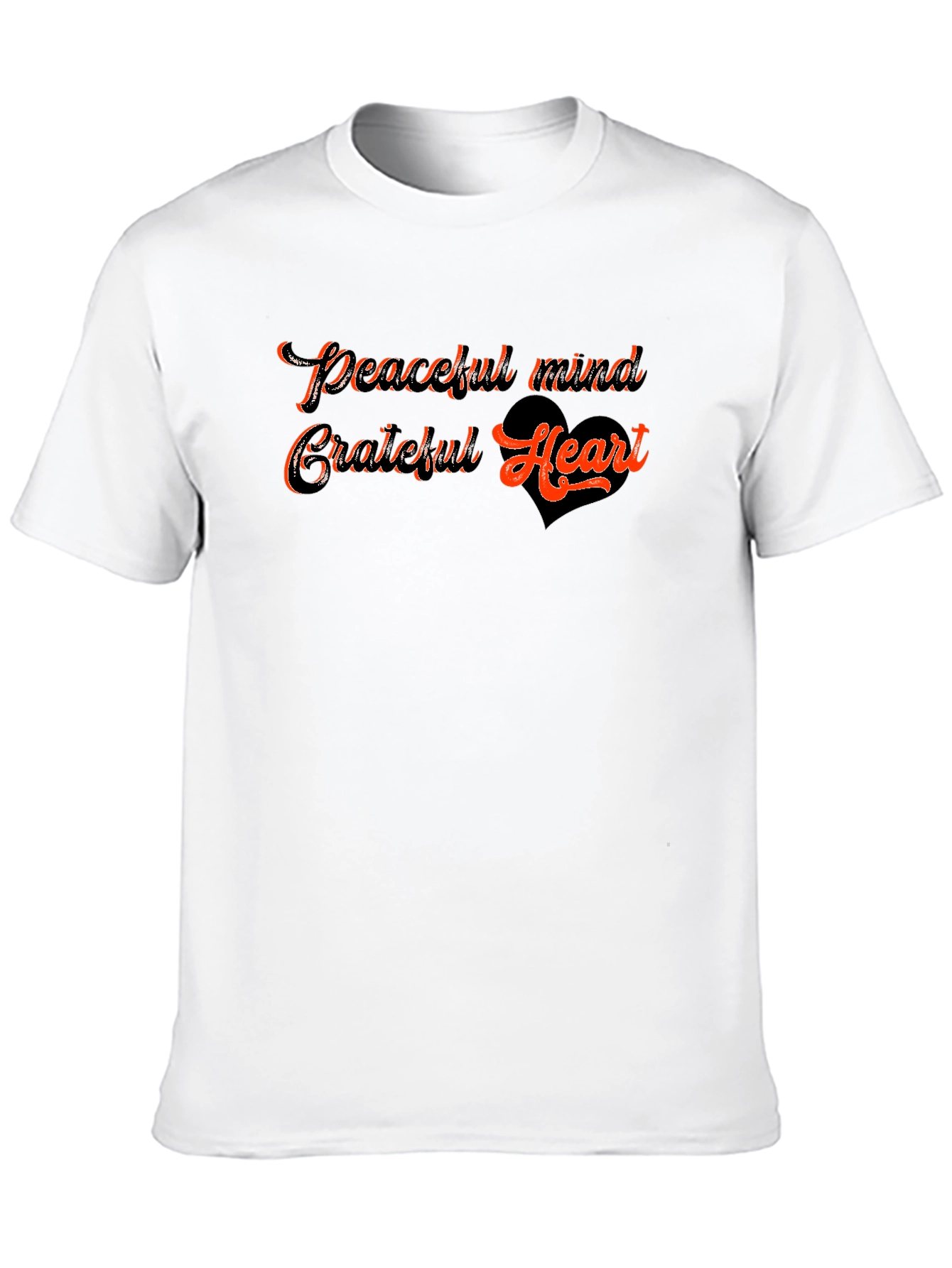 Peaceful Mind Grateful Heart T-Shirt