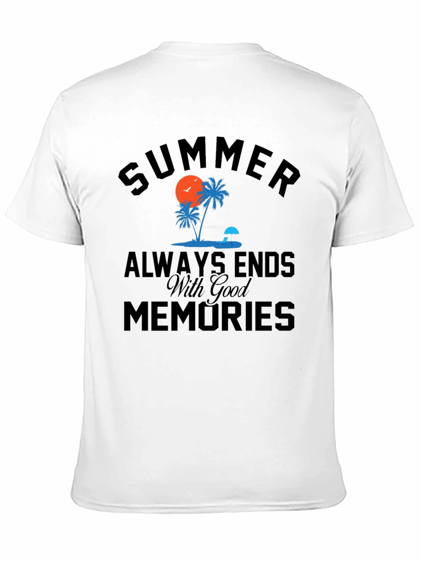 Summer Memories Black Graphic Tee