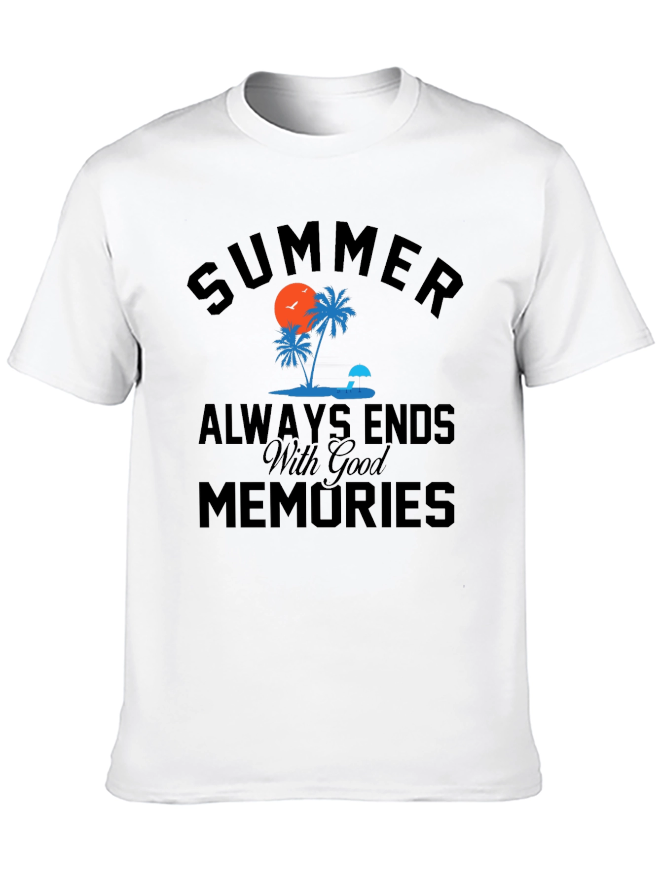 Summer Memories Black Graphic Tee