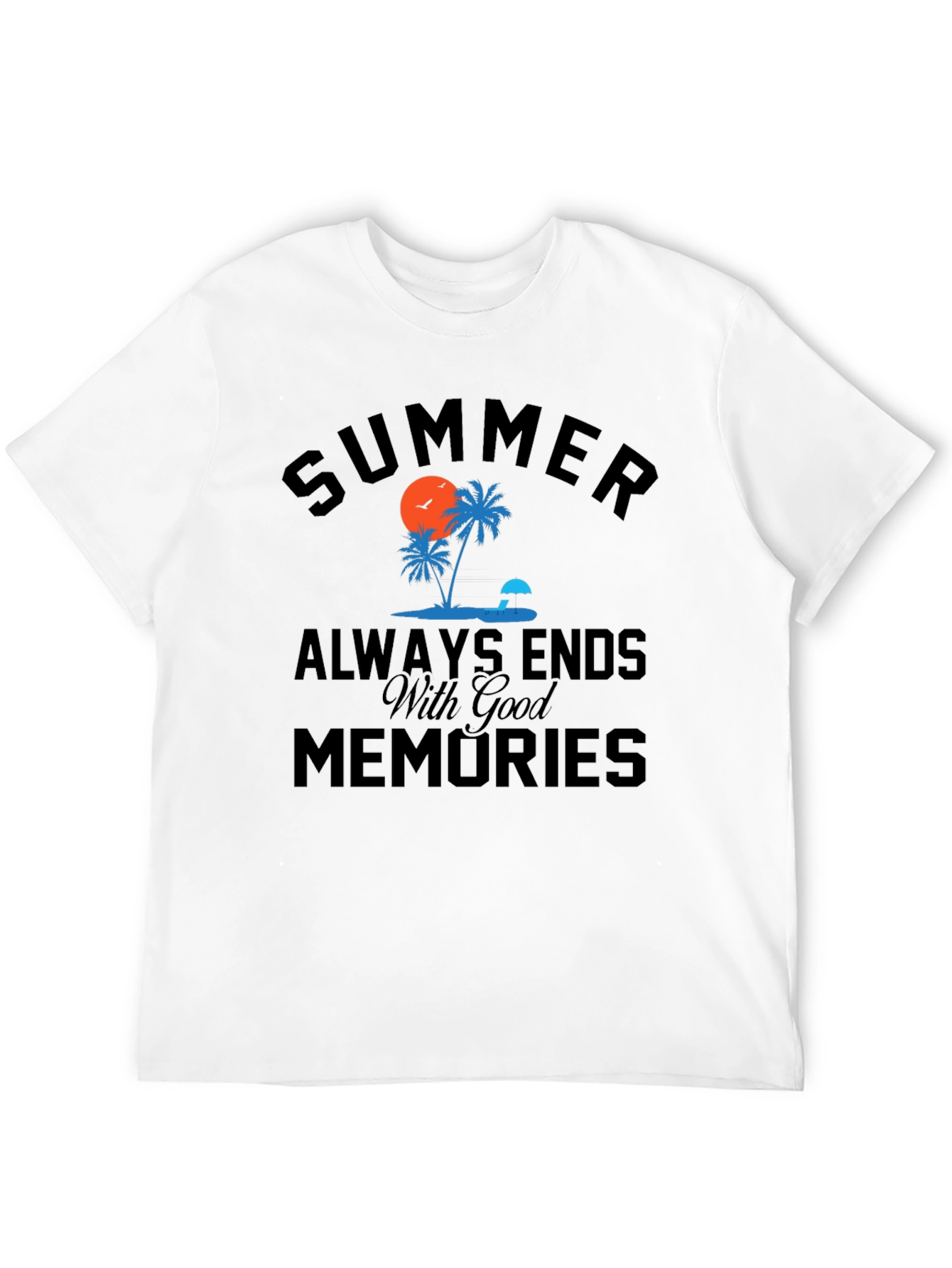 Summer Memories Black Graphic Tee