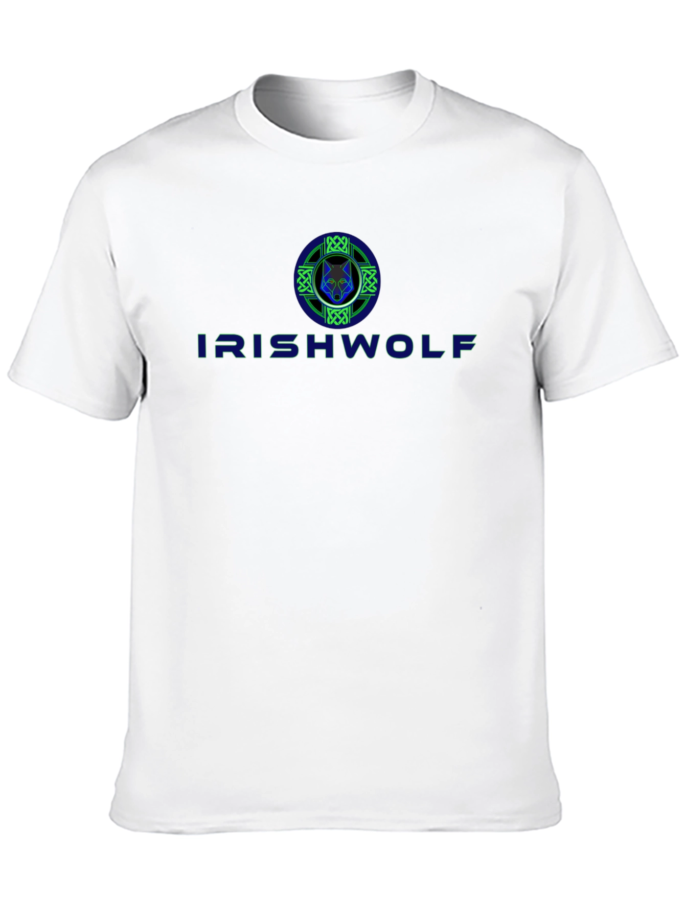 Irish Wolf Celtic Design Graphic T-Shirt