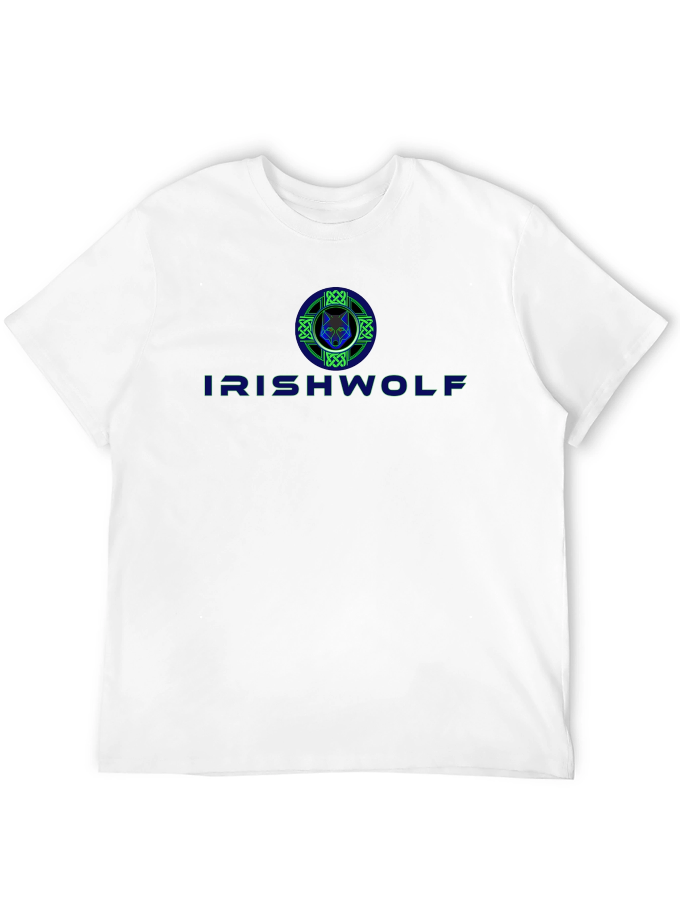 Irish Wolf Celtic Design Graphic T-Shirt