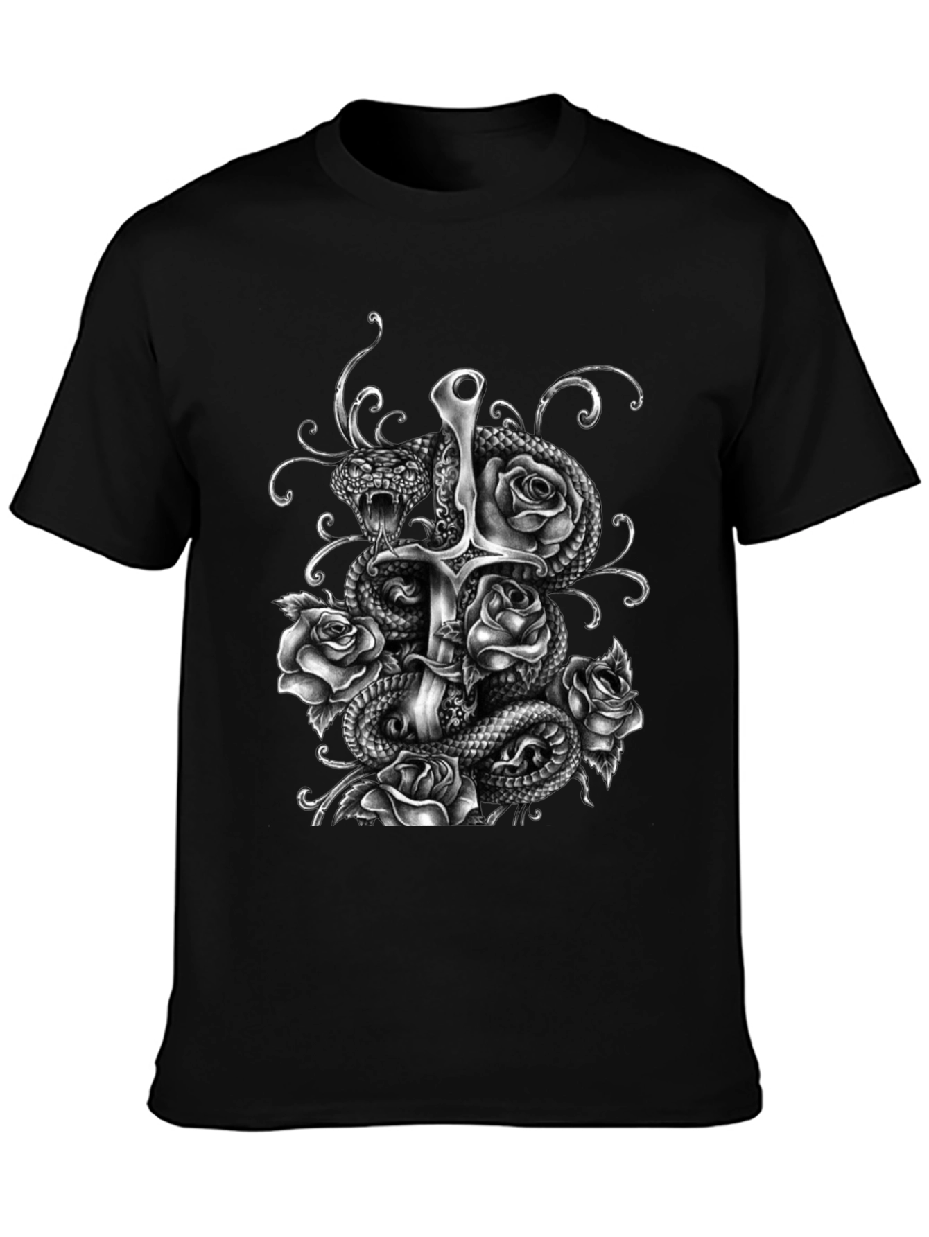 Gothic Snake & Sword T-Shirt