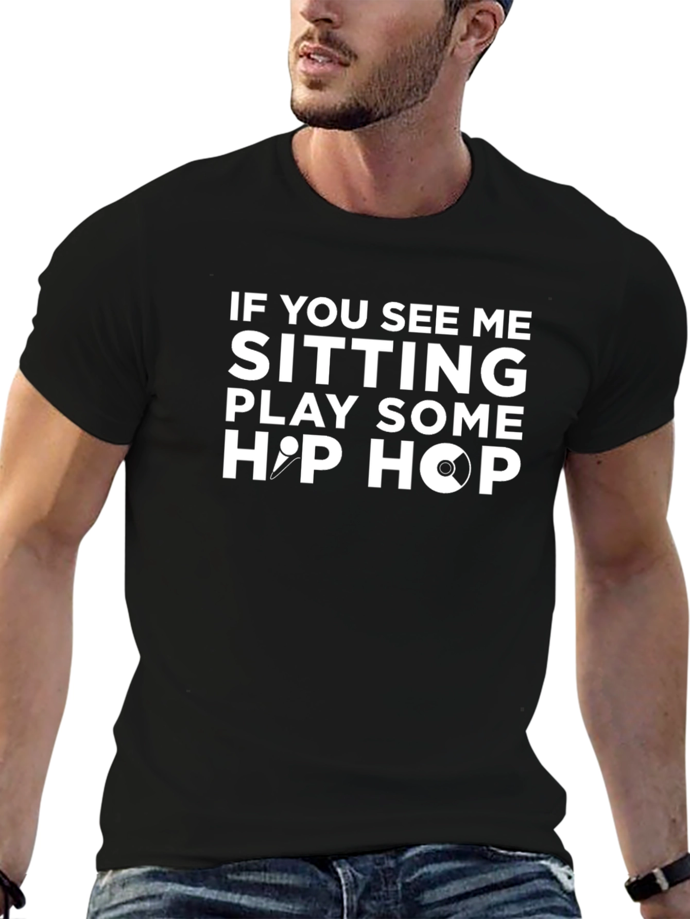 Hip Hop Music T-Shirt Funny Graphic Tee