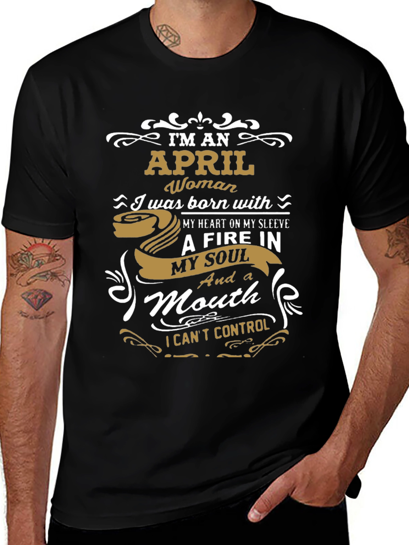 April Woman T-Shirt - Fire In My Soul