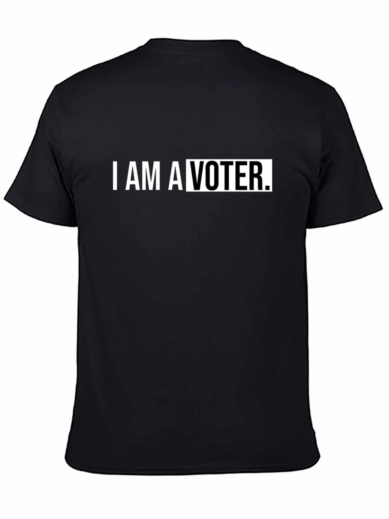 I am a Voter Black T-Shirt