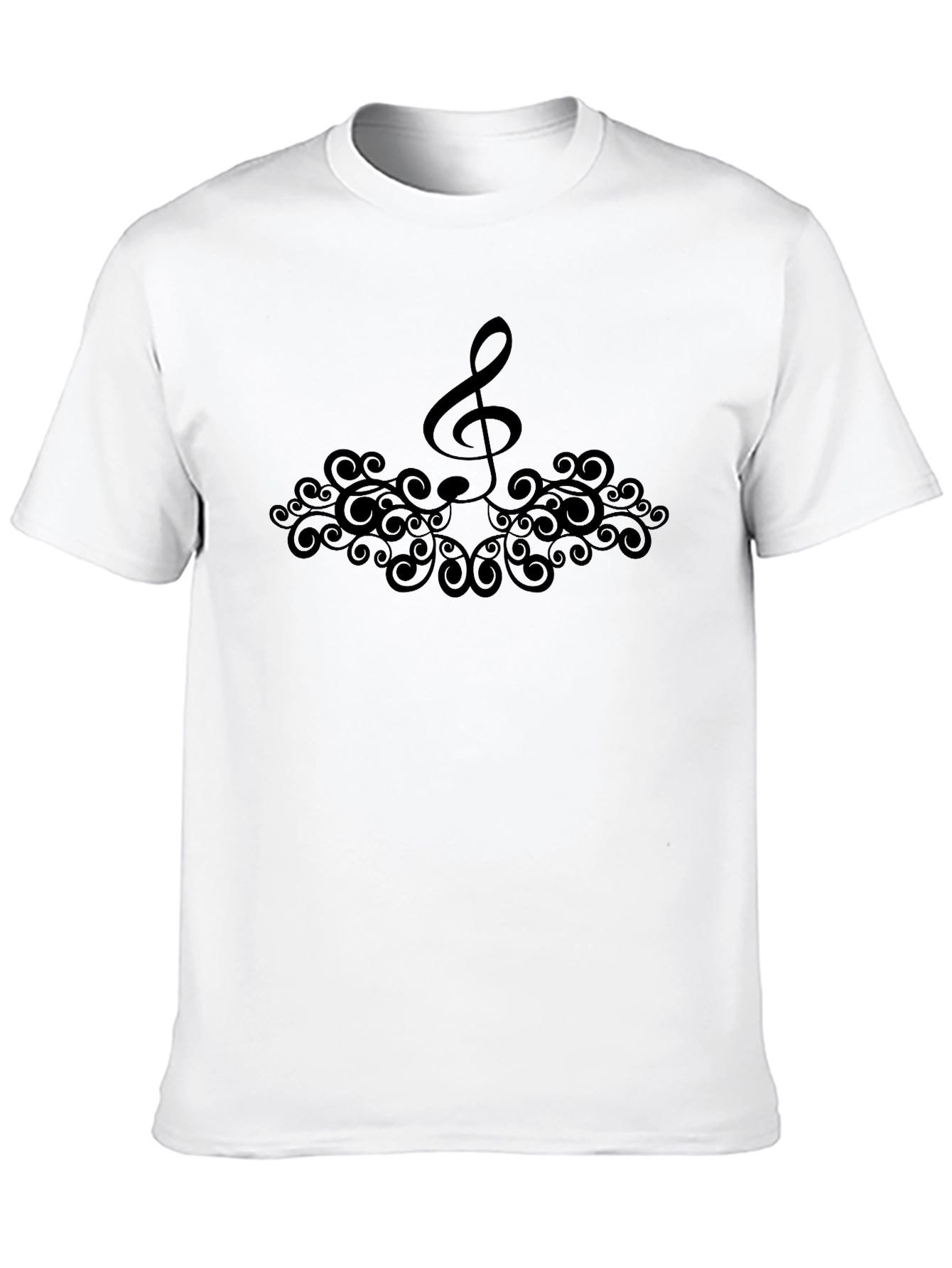 Music Note Treble Clef Graphic Tee