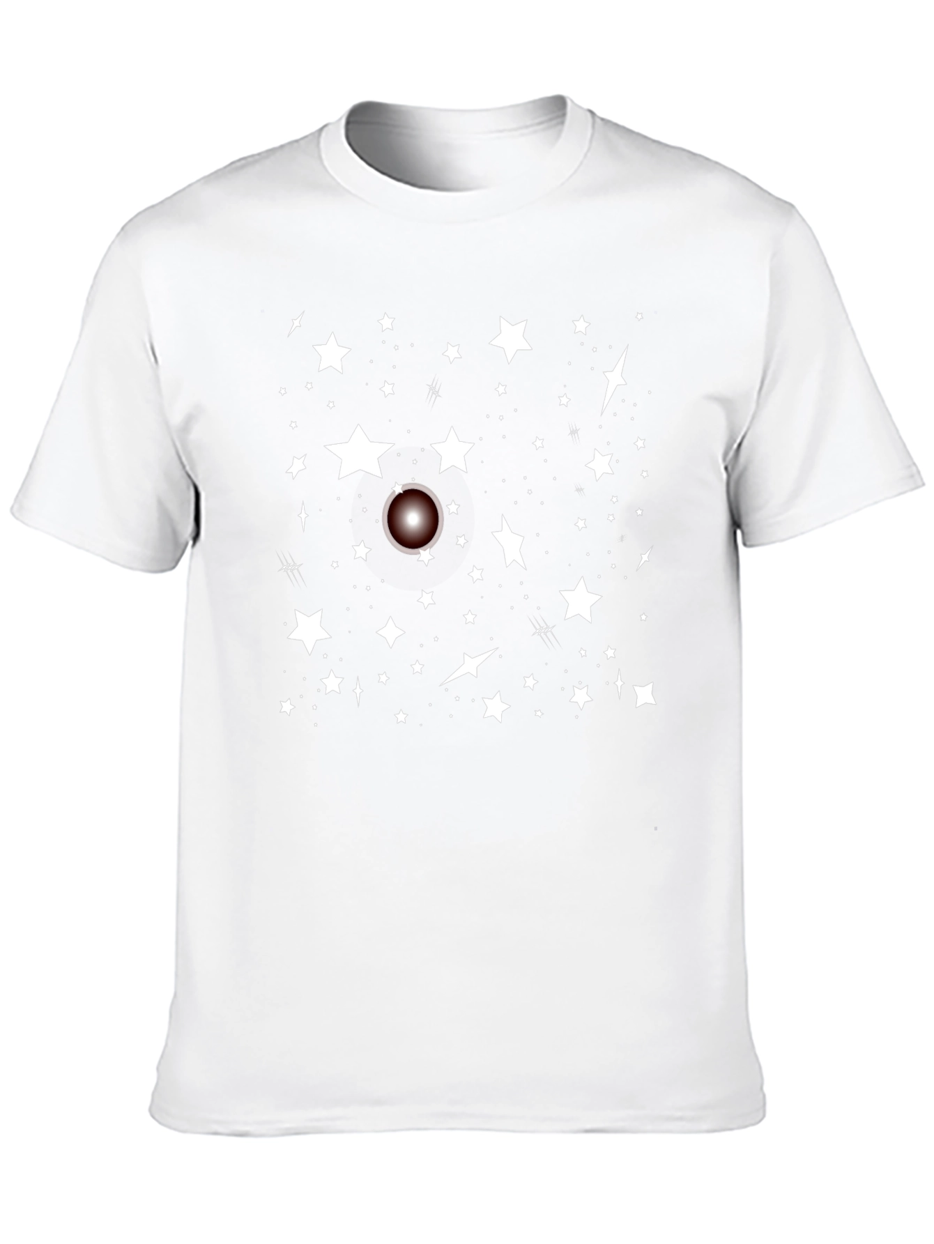 Cosmic Starry Night Black T-Shirt