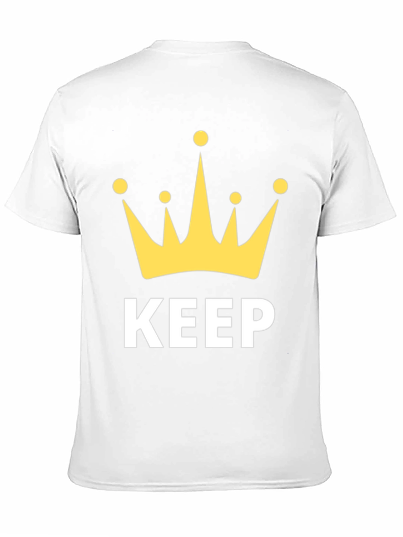 Keep Crowned Mens Black Graphic Tee