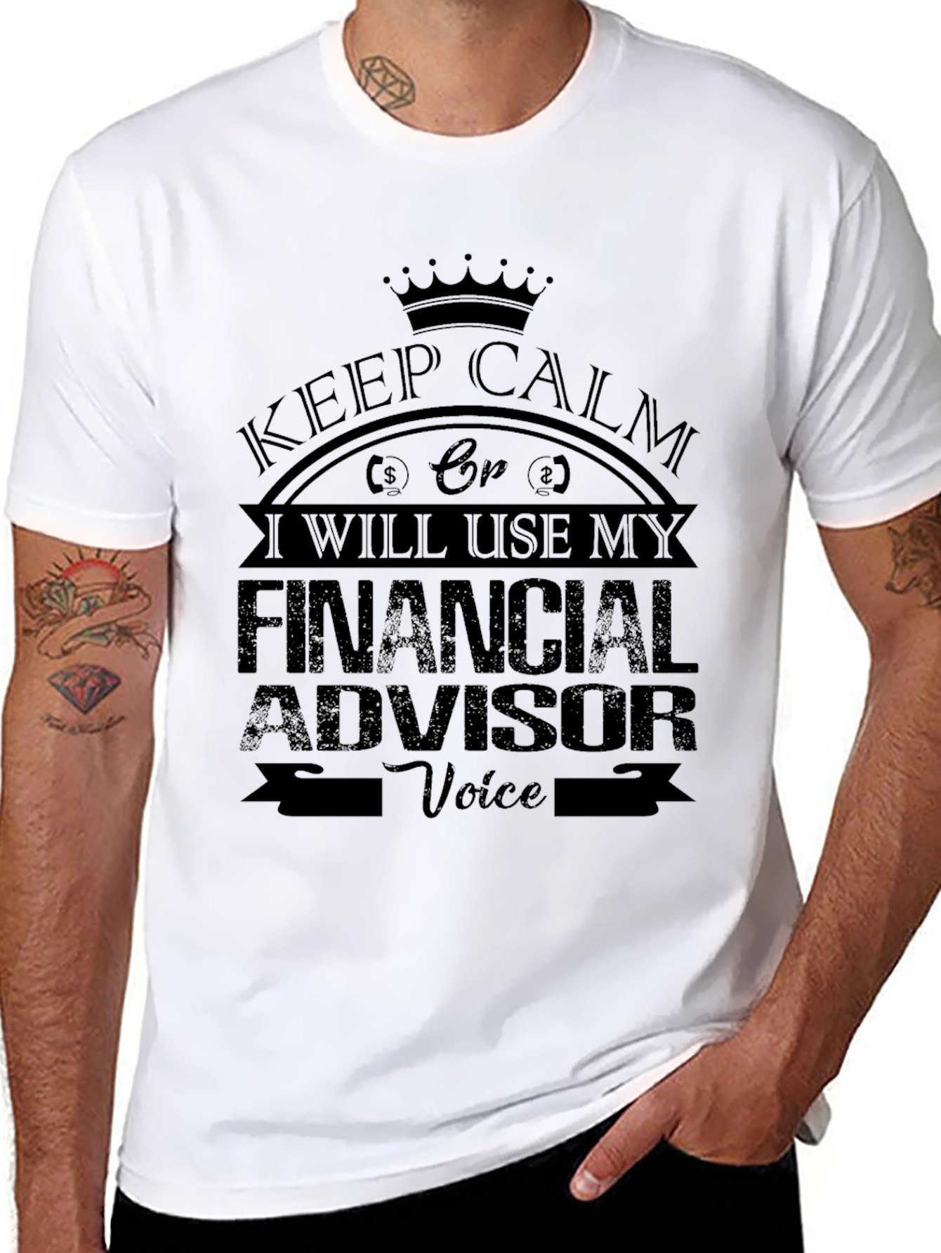 Keep Calm Financial Advisor T-Shirt