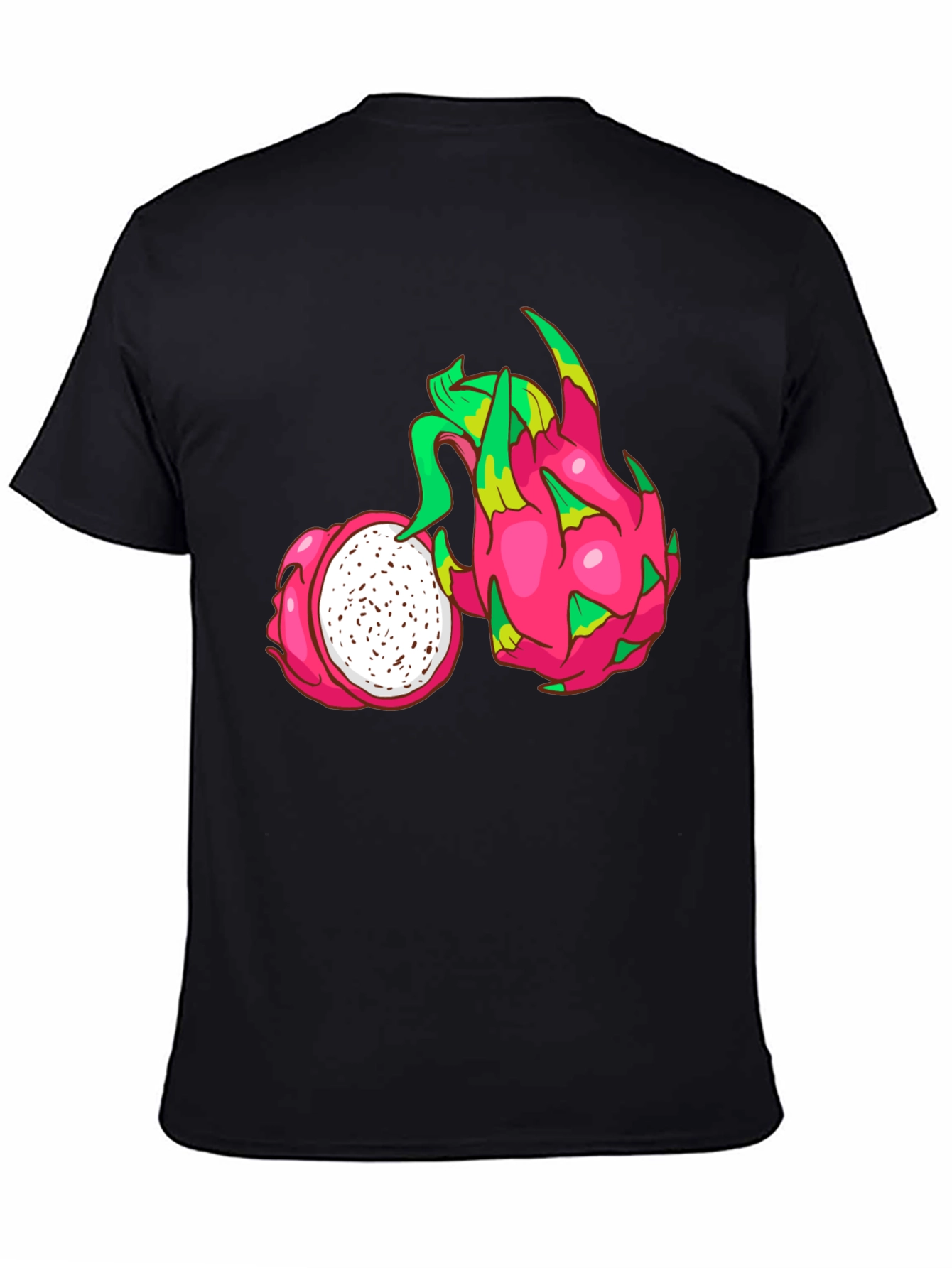 Dragon Fruit Graphic Tee - Black
