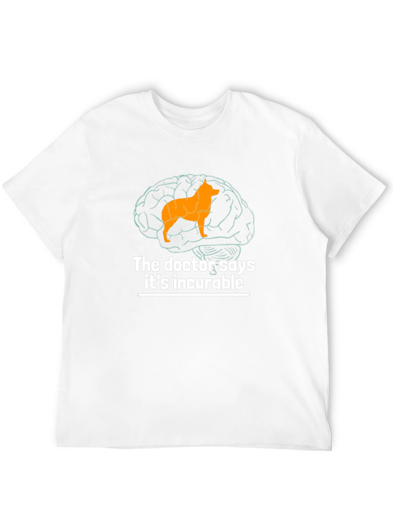 Dog Brain Funny Graphic T-Shirt