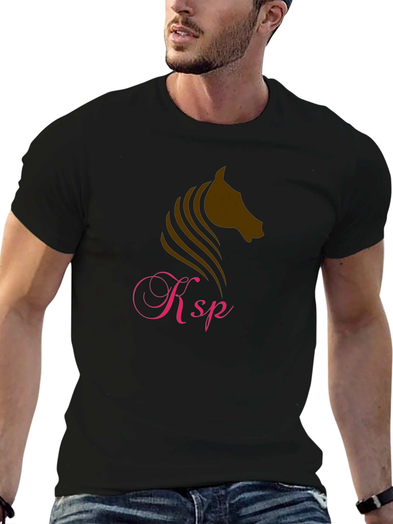 Horse Head Graphic Tee - Stylish Casual Wear