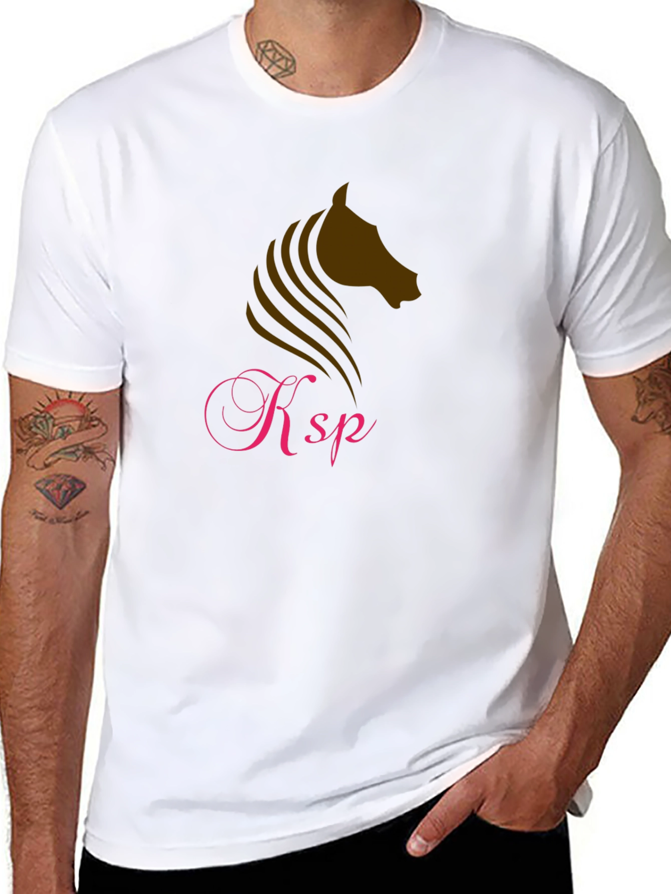 Horse Head Graphic Tee - Stylish Casual Wear