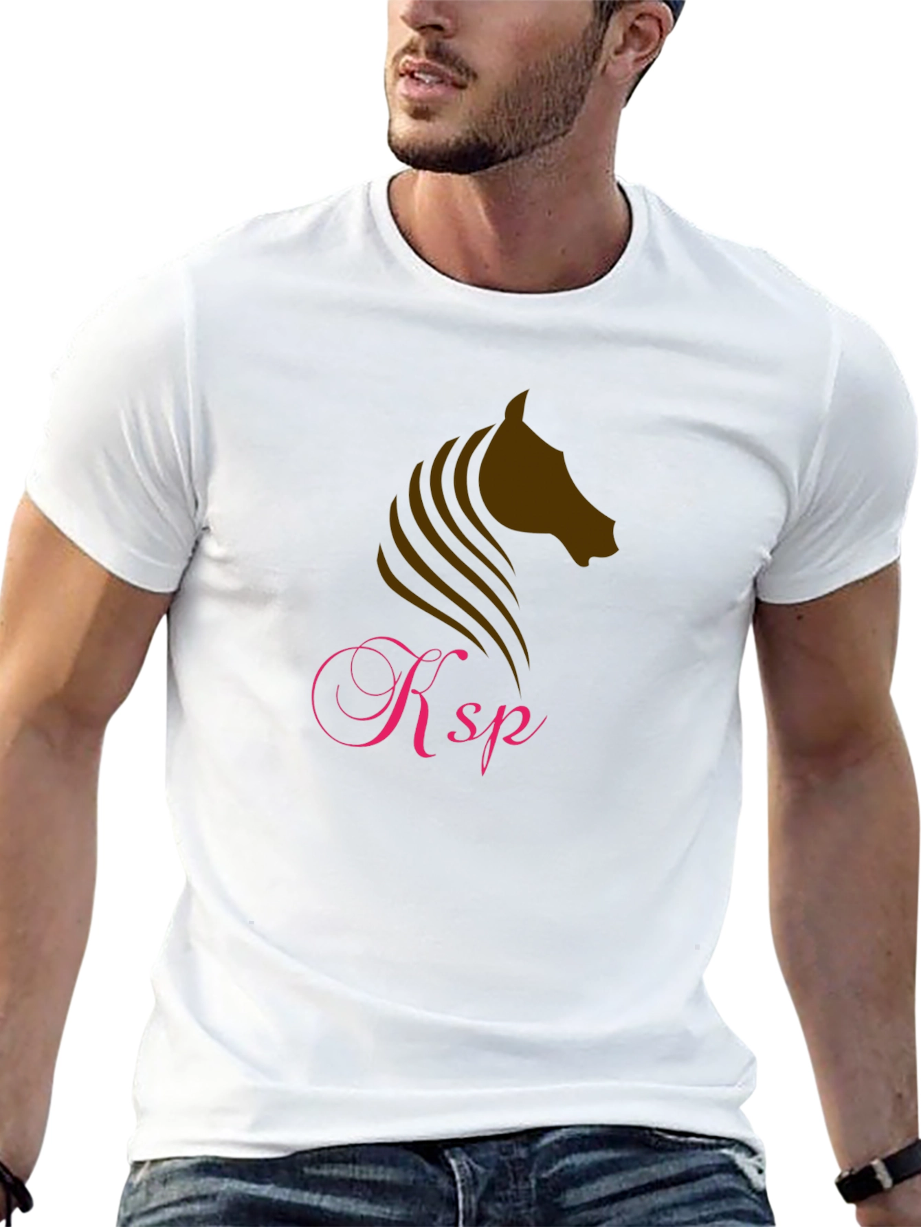 Horse Head Graphic Tee - Stylish Casual Wear