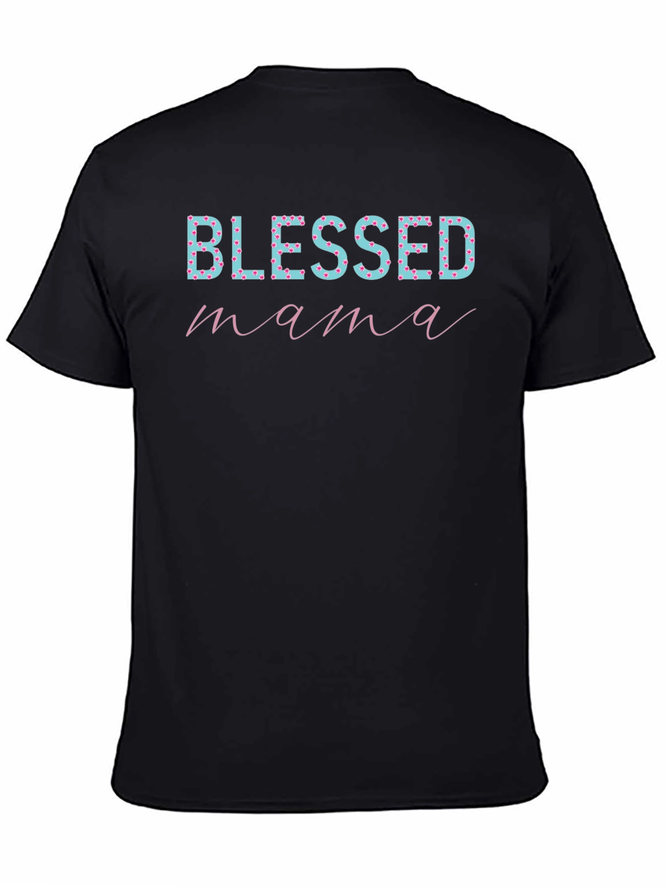 Blessed Mama Graphic Tee - Stylish Moms T-Shirt