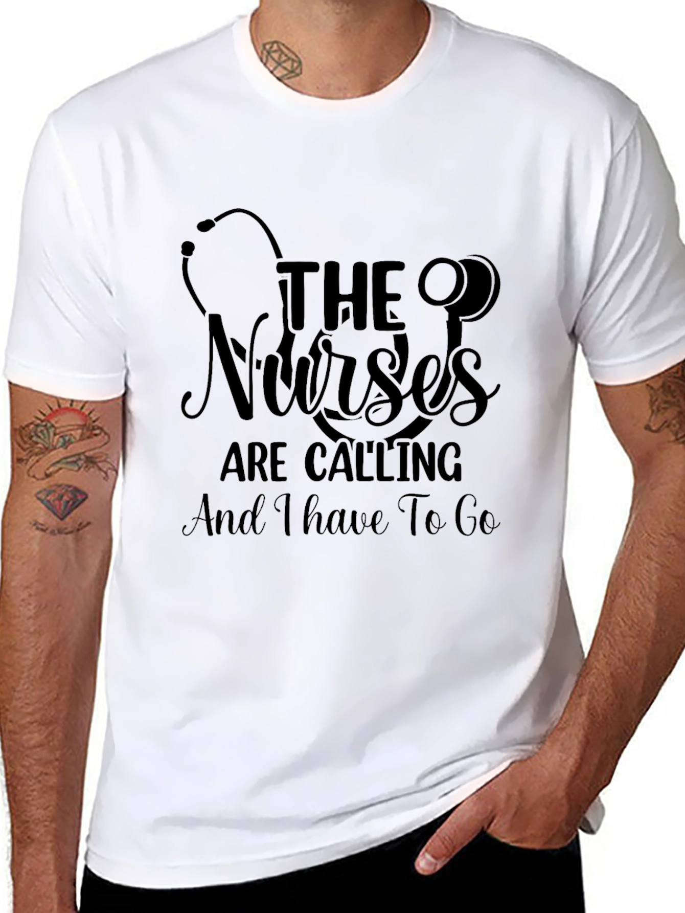 Nurses Are Calling Graphic T-Shirt