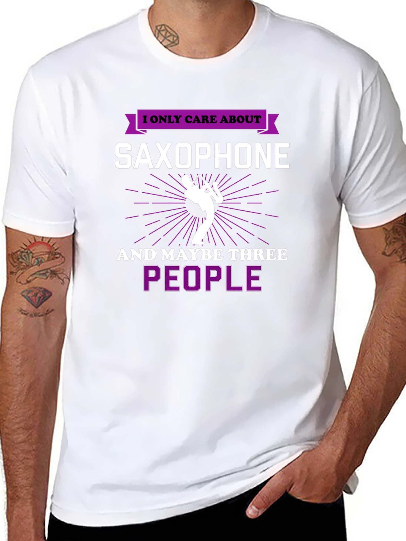 Saxophone Lover T-Shirt - Musician Gift