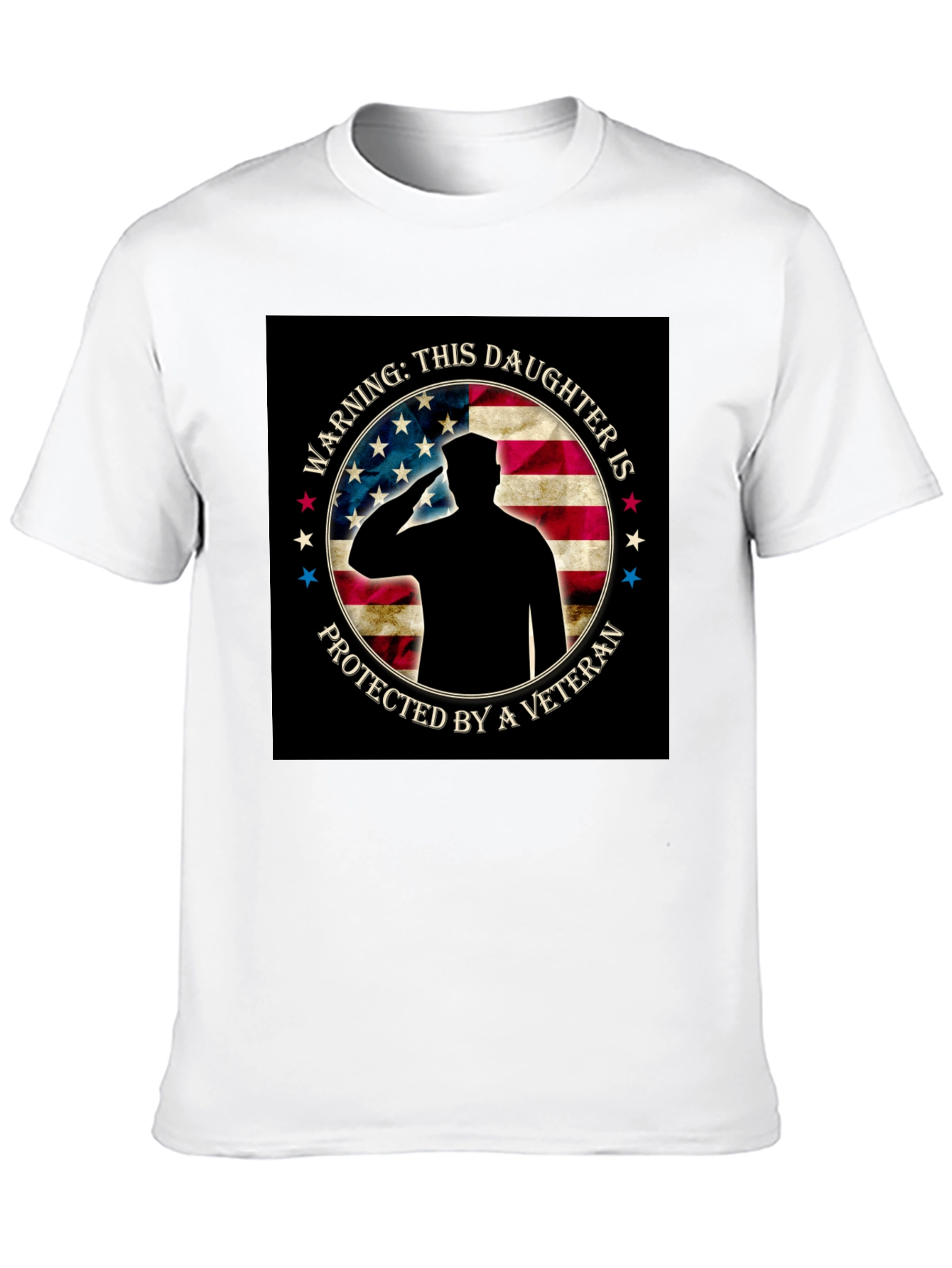 Veterans Daughter Protective Graphic T-Shirt