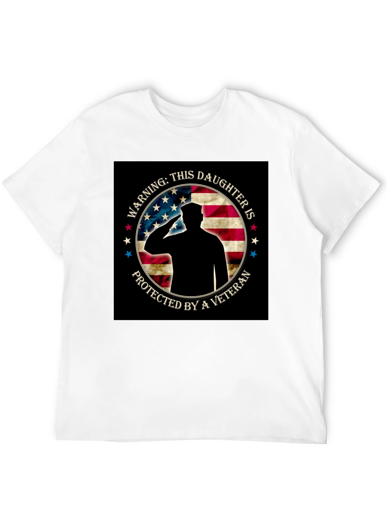 Veterans Daughter Protective Graphic T-Shirt