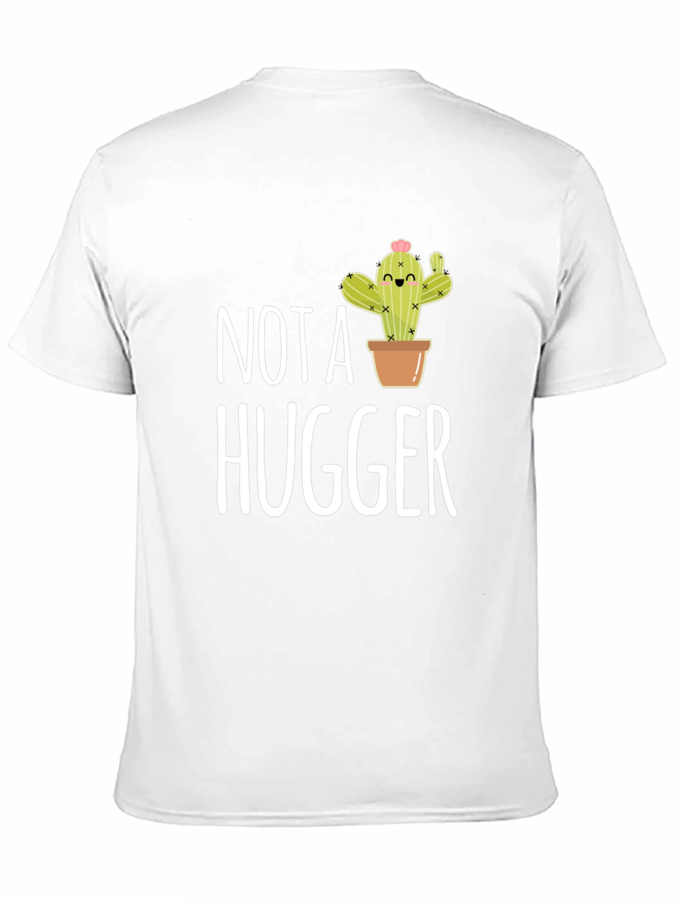 Not A Hugger Cactus Graphic T-Shirt