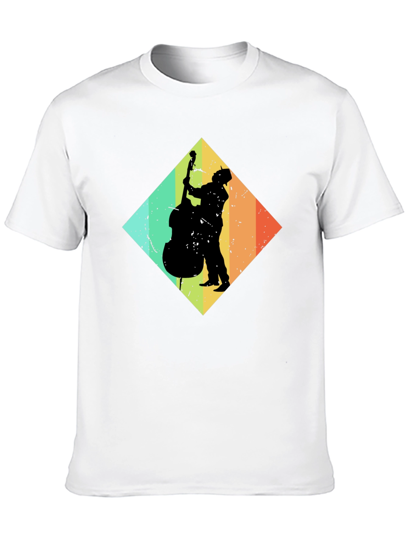 Retro Bass Player Graphic Tee