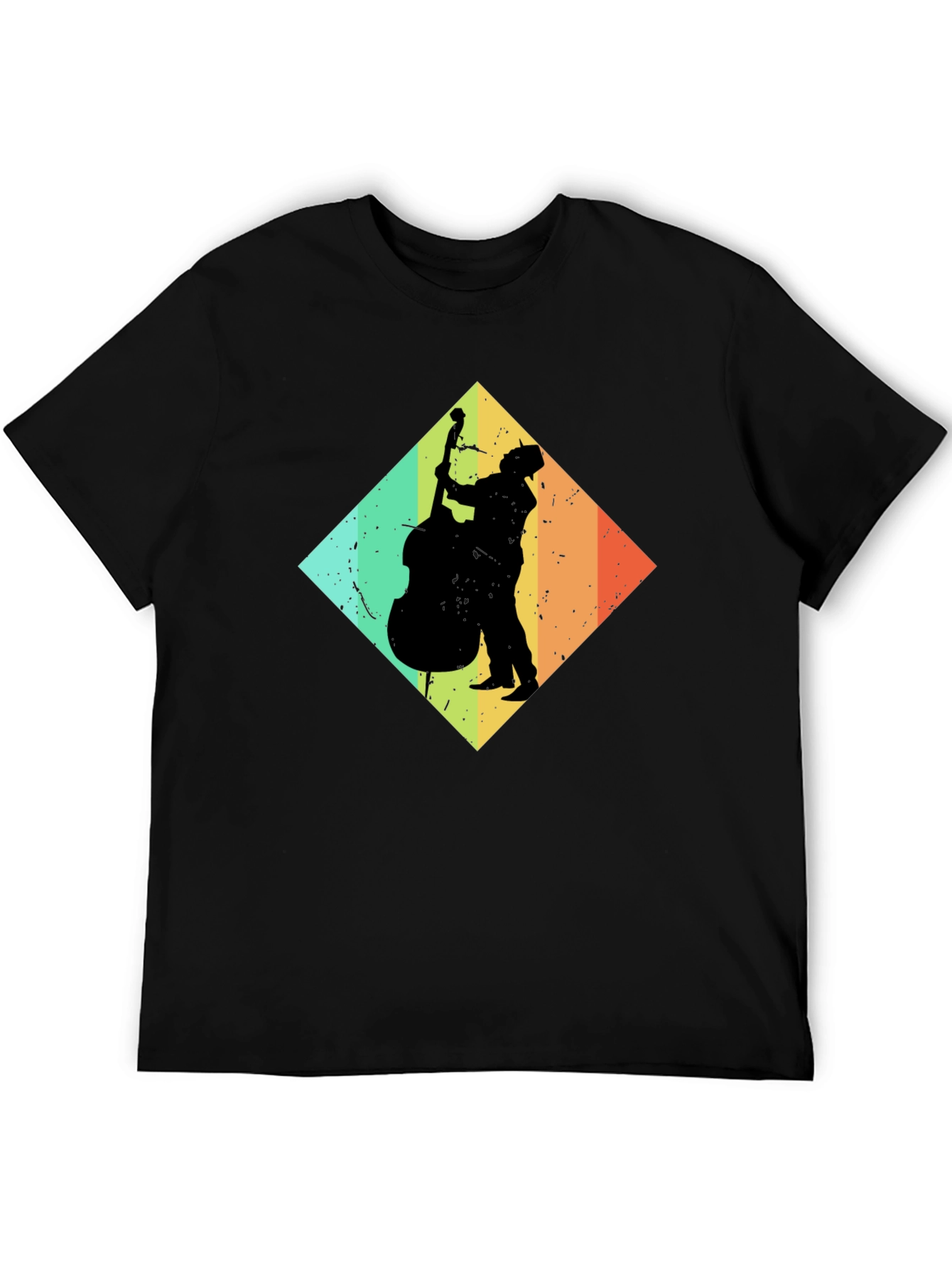 Retro Bass Player Graphic Tee