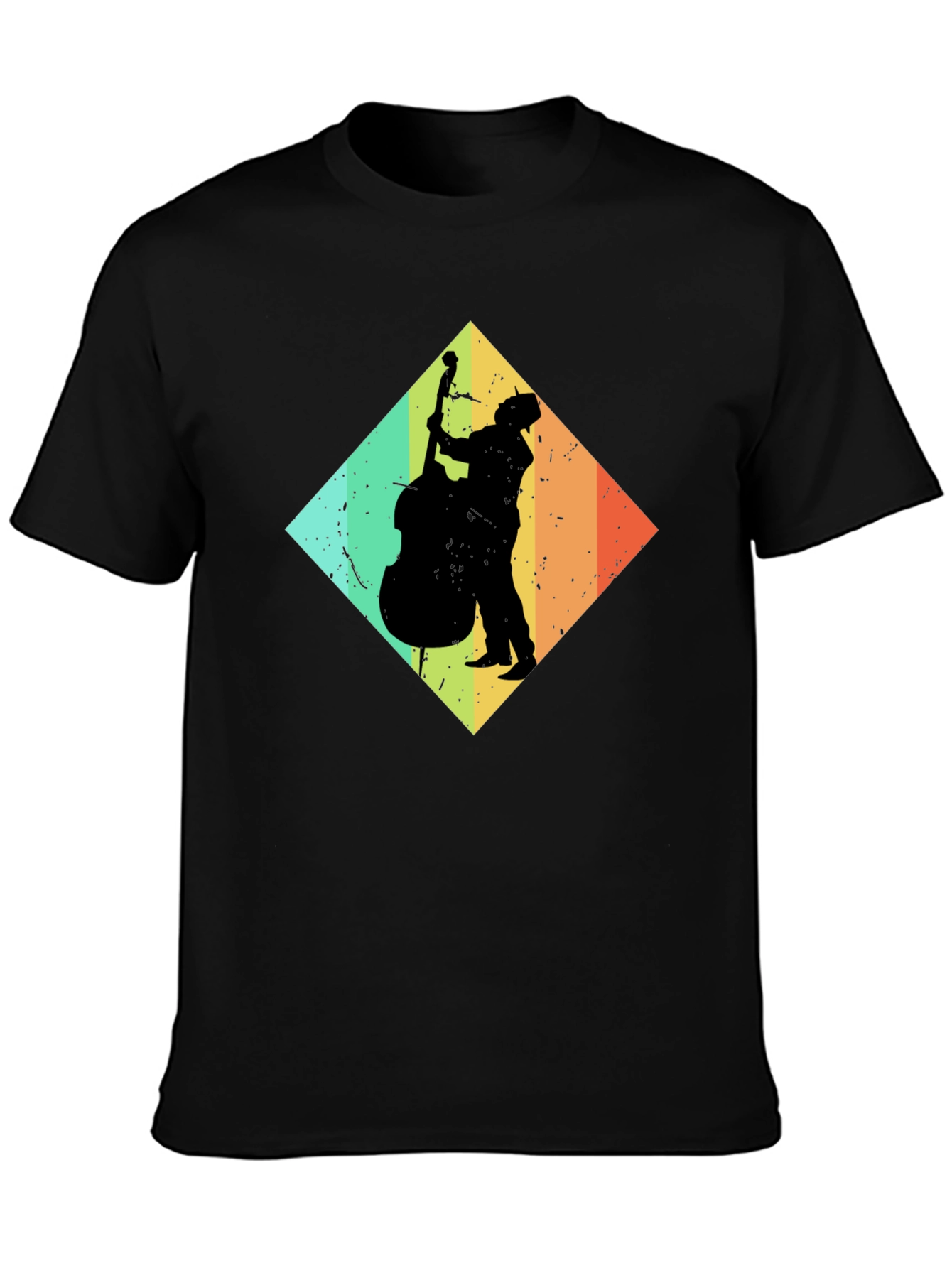 Retro Bass Player Graphic Tee