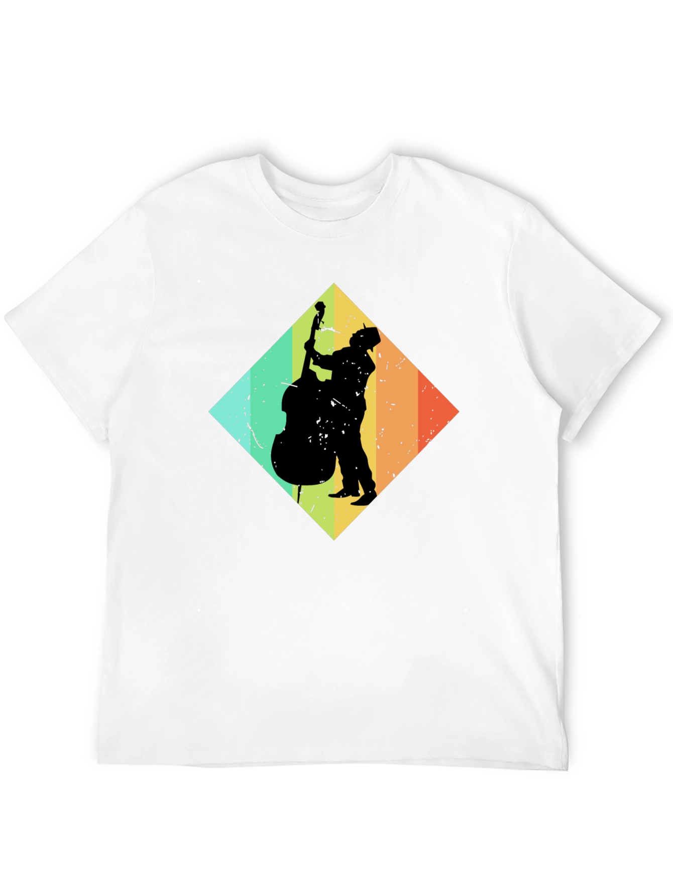 Retro Bass Player Graphic Tee