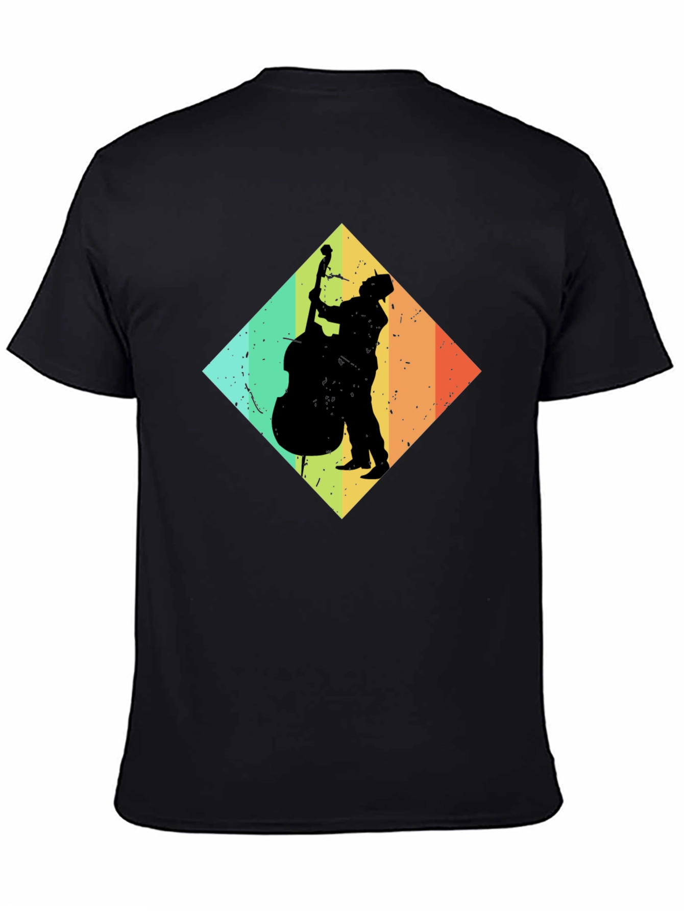 Retro Bass Player Graphic Tee