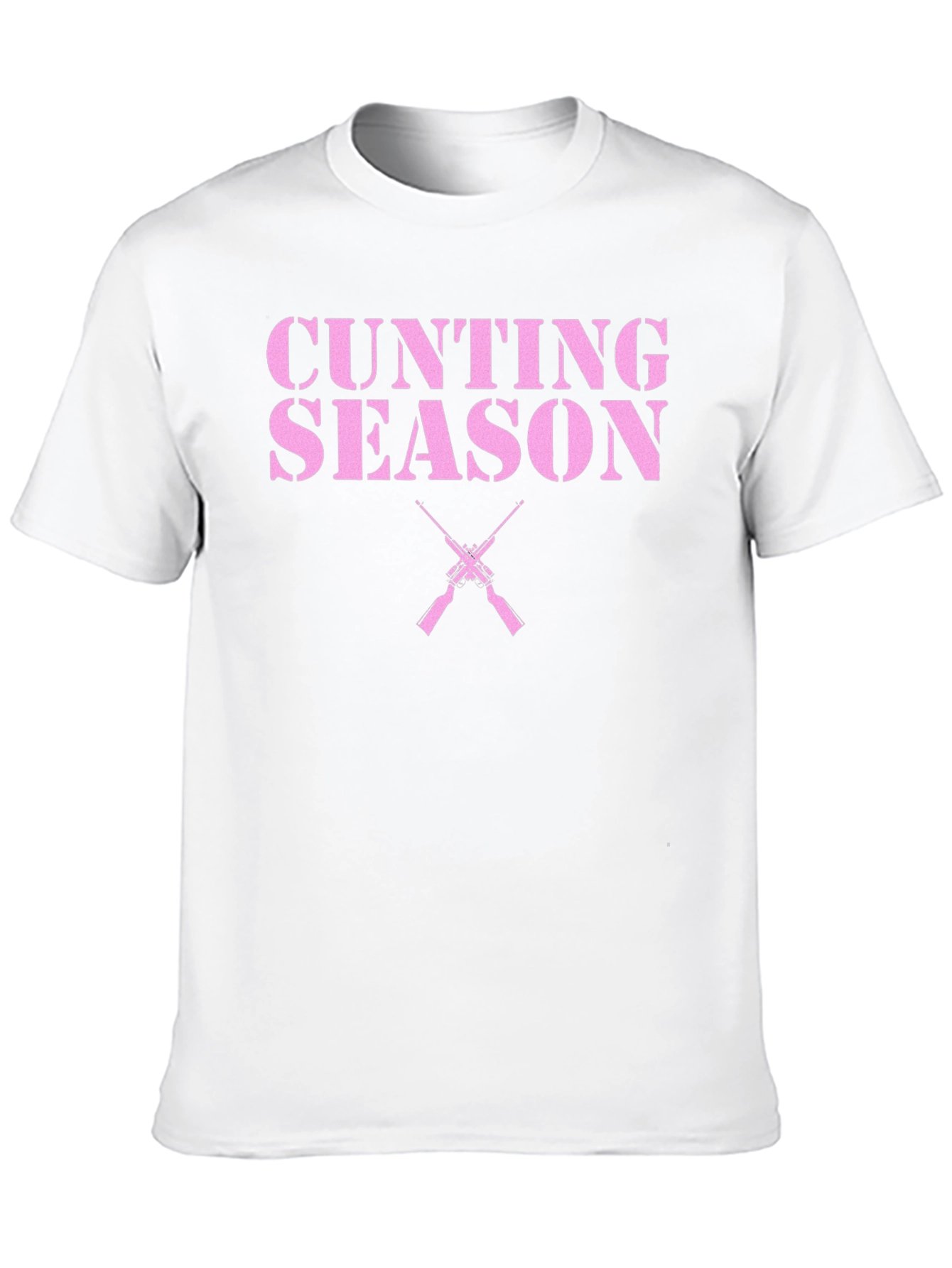 Hunting Season Graphic Tee - Black Cotton