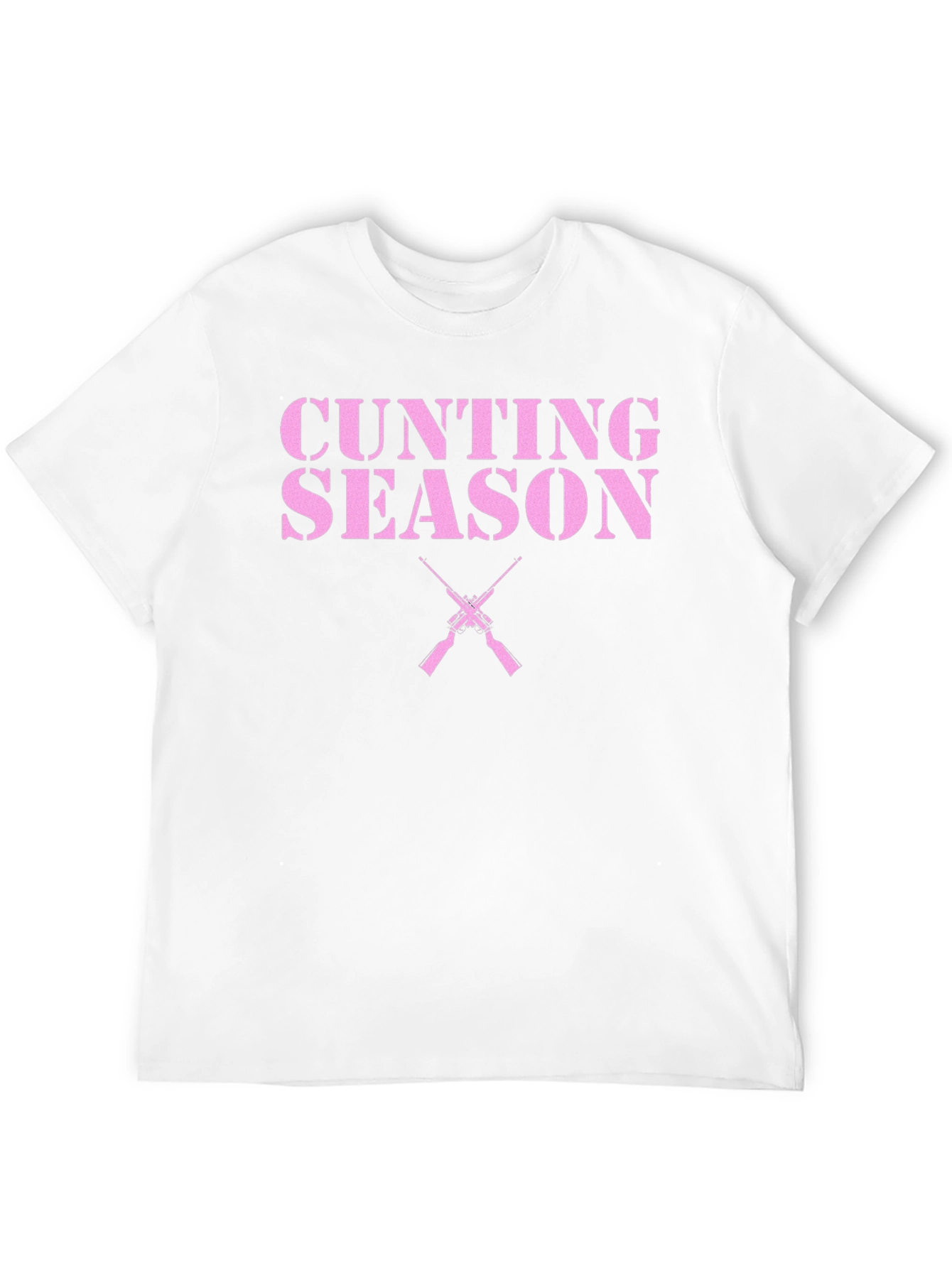 Hunting Season Graphic Tee - Black Cotton