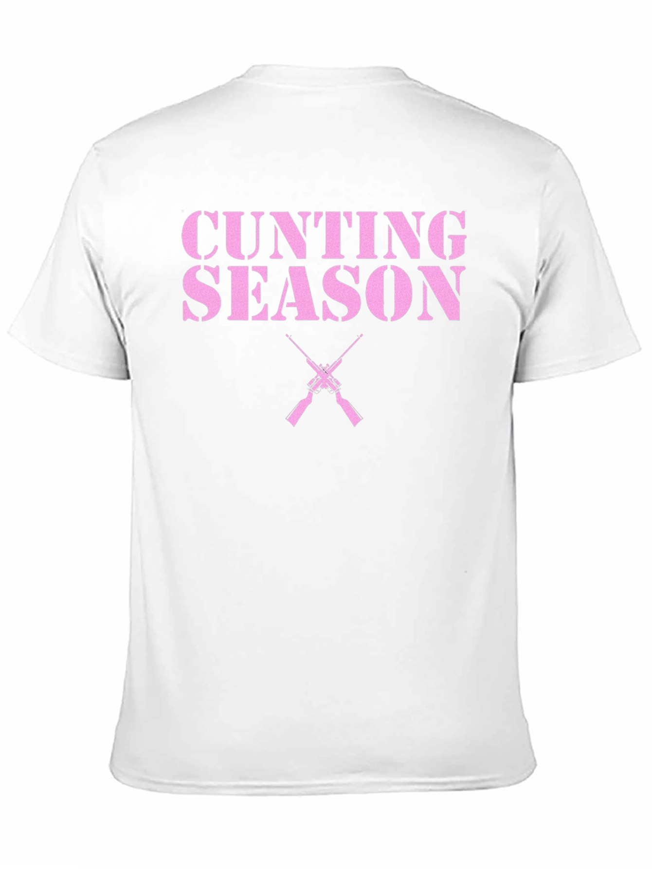 Hunting Season Graphic Tee - Black Cotton