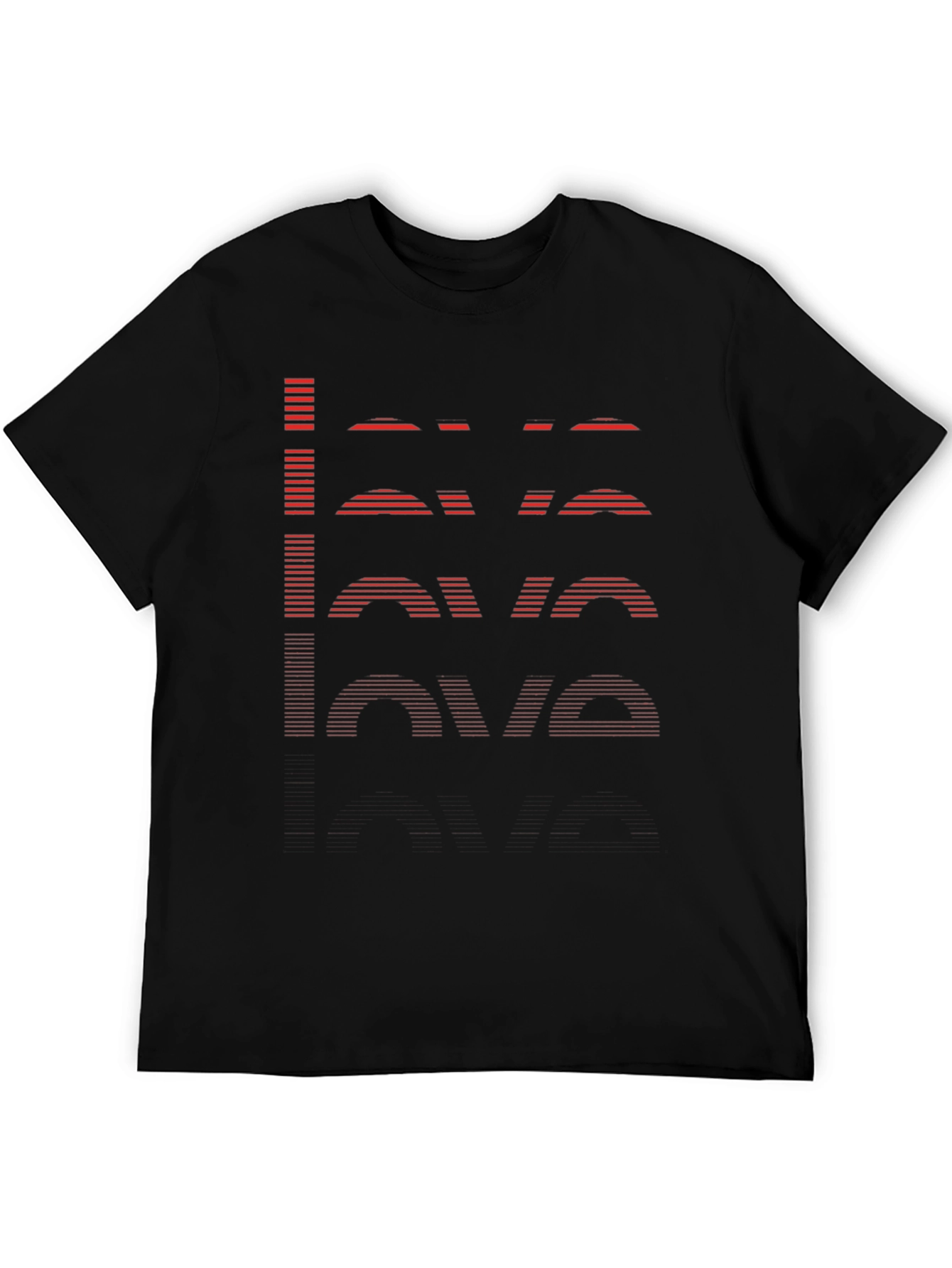 Retro LOVE Graphic Black T-Shirt