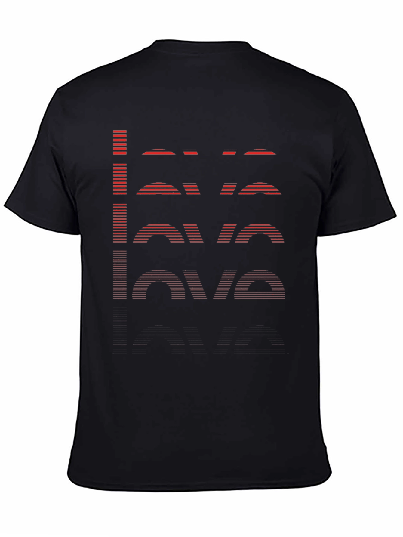 Retro LOVE Graphic Black T-Shirt