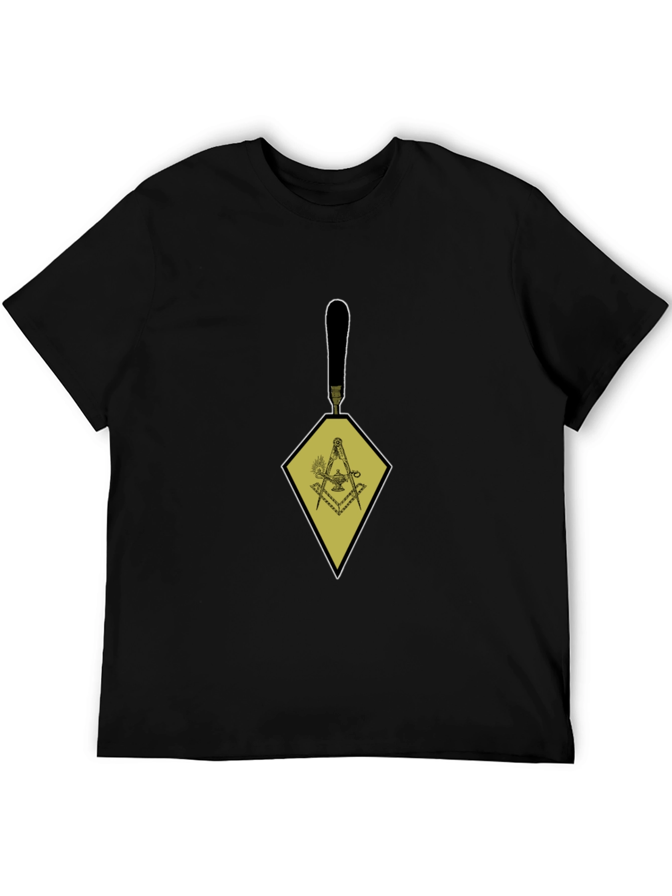Masonic Trowel Graphic Tee - Black