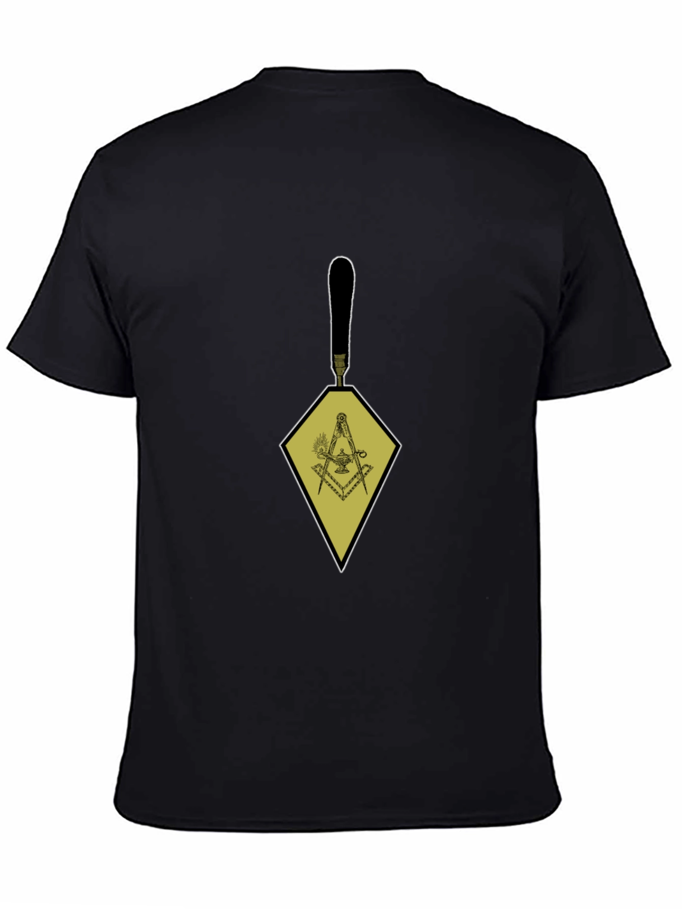 Masonic Trowel Graphic Tee - Black