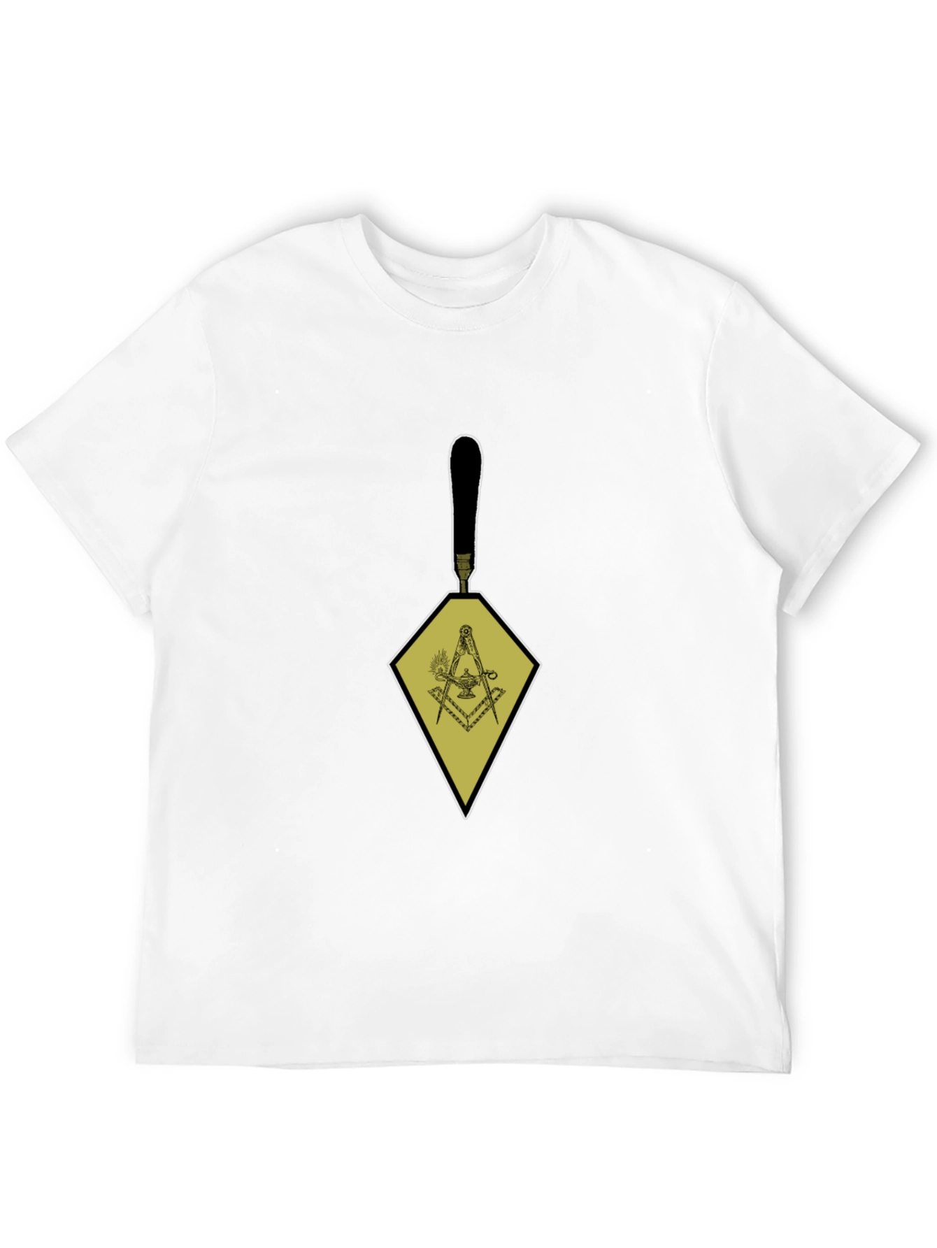 Masonic Trowel Graphic Tee - Black