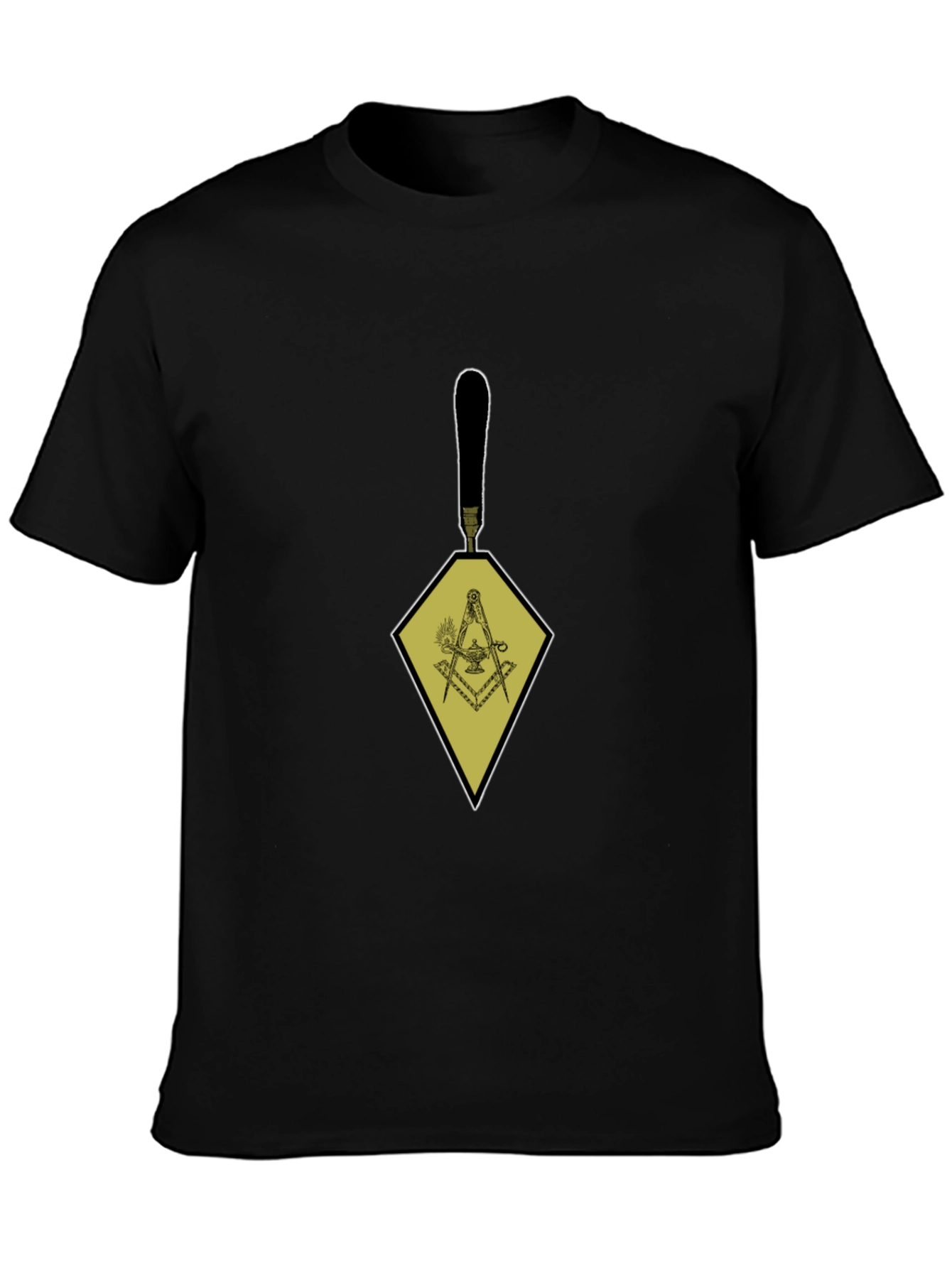 Masonic Trowel Graphic Tee - Black