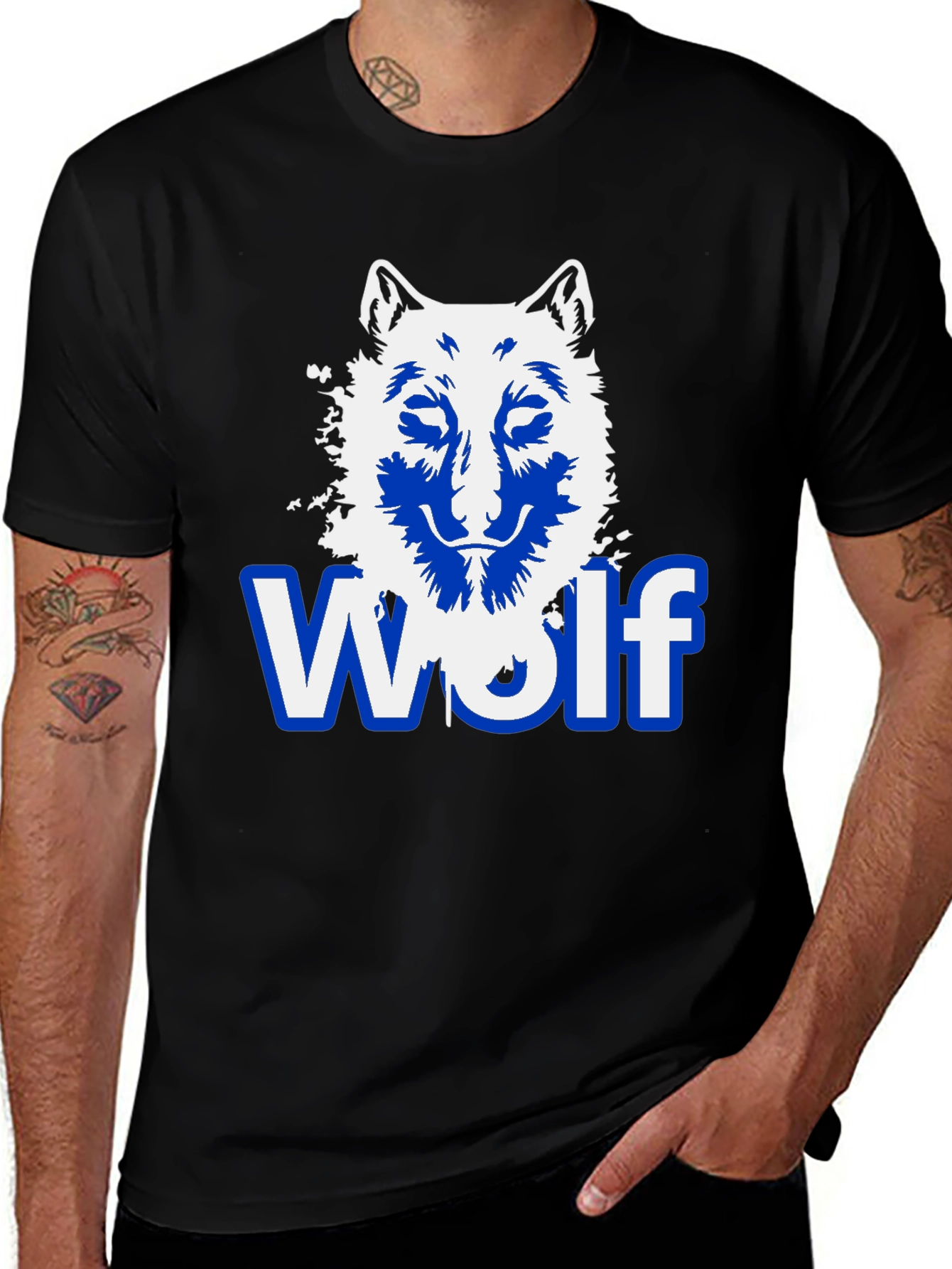 Wolf Graphic Tee - Cool Animal Design T-Shirt