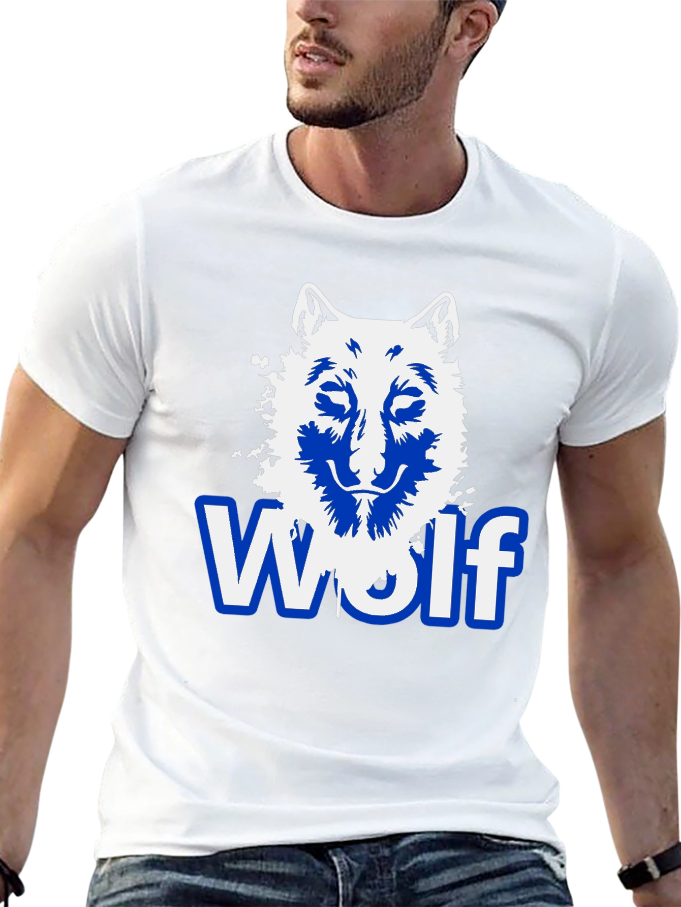 Wolf Graphic Tee - Cool Animal Design T-Shirt